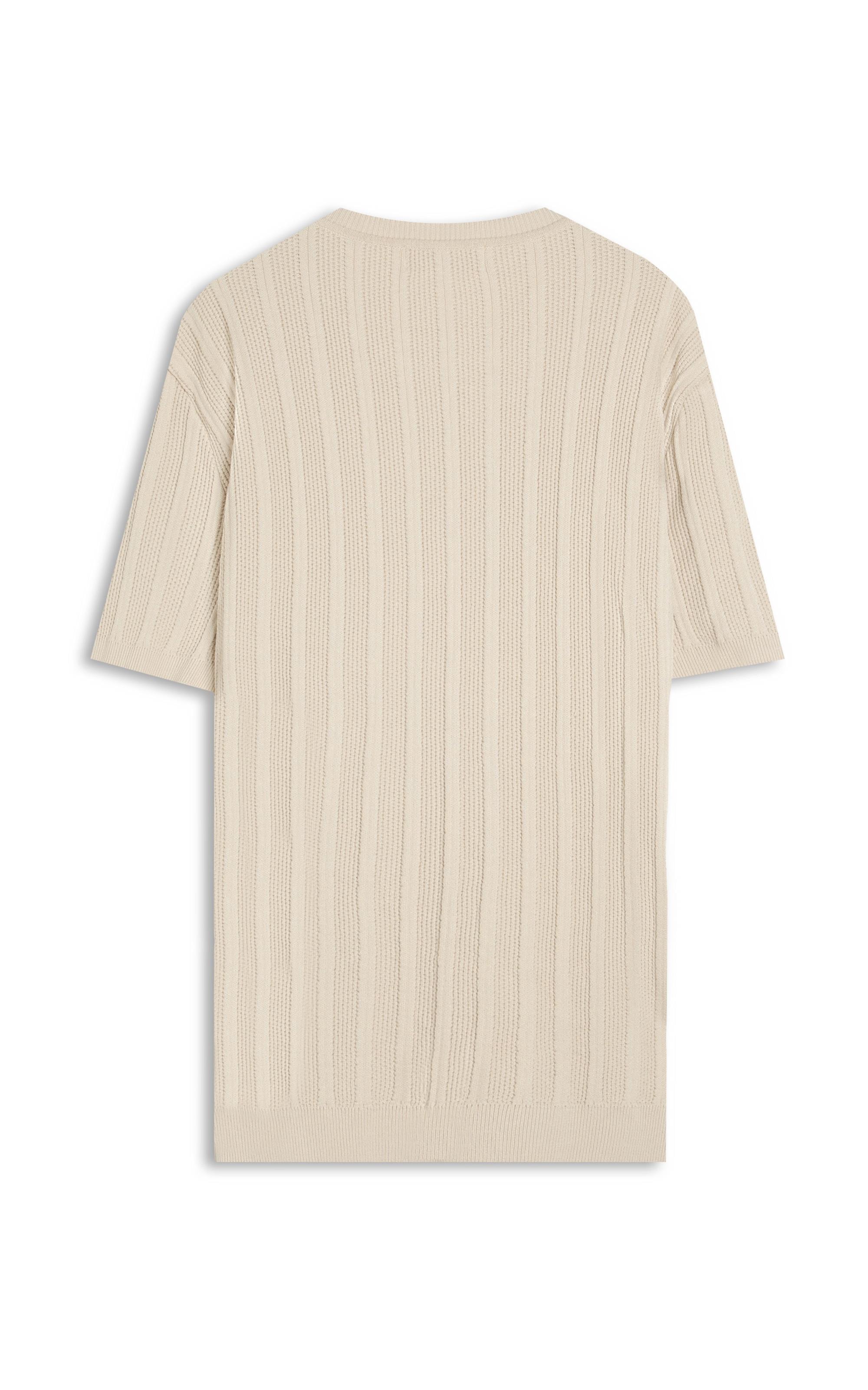Tricot T-Shirt Zeca Textura Mc Areia
