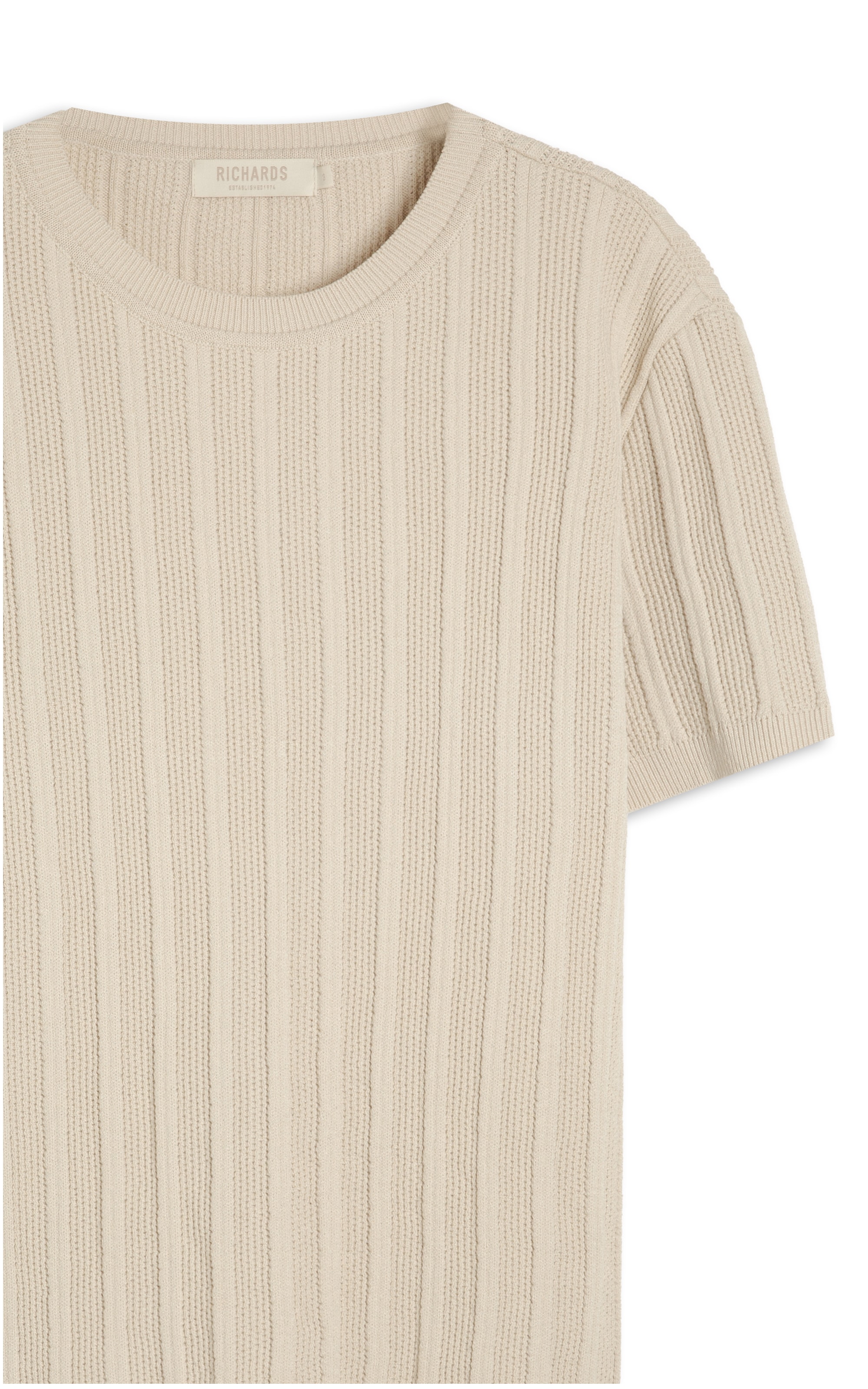 Tricot T-Shirt Zeca Textura Mc Areia