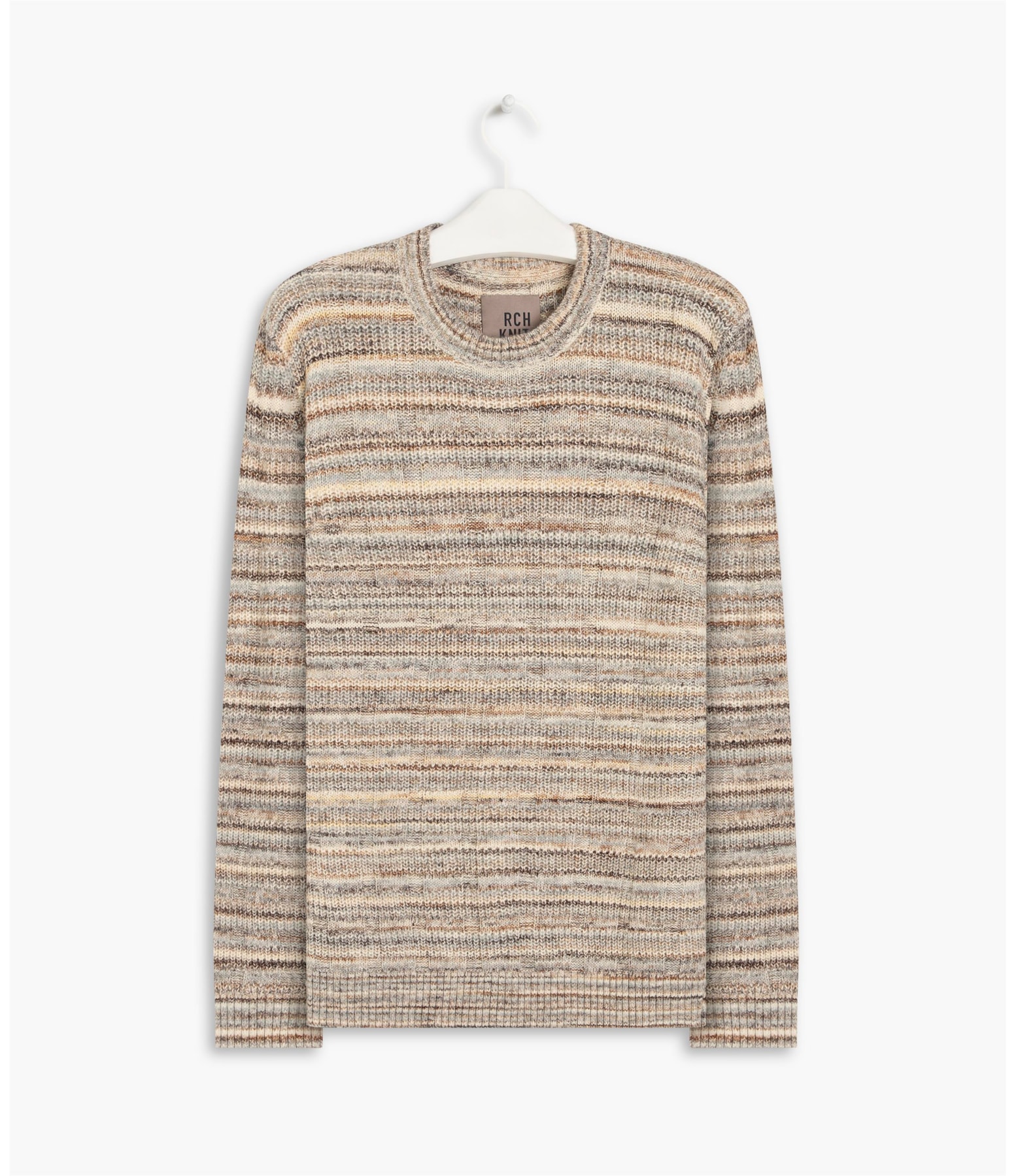 Tricot Textures Marrom Mescla