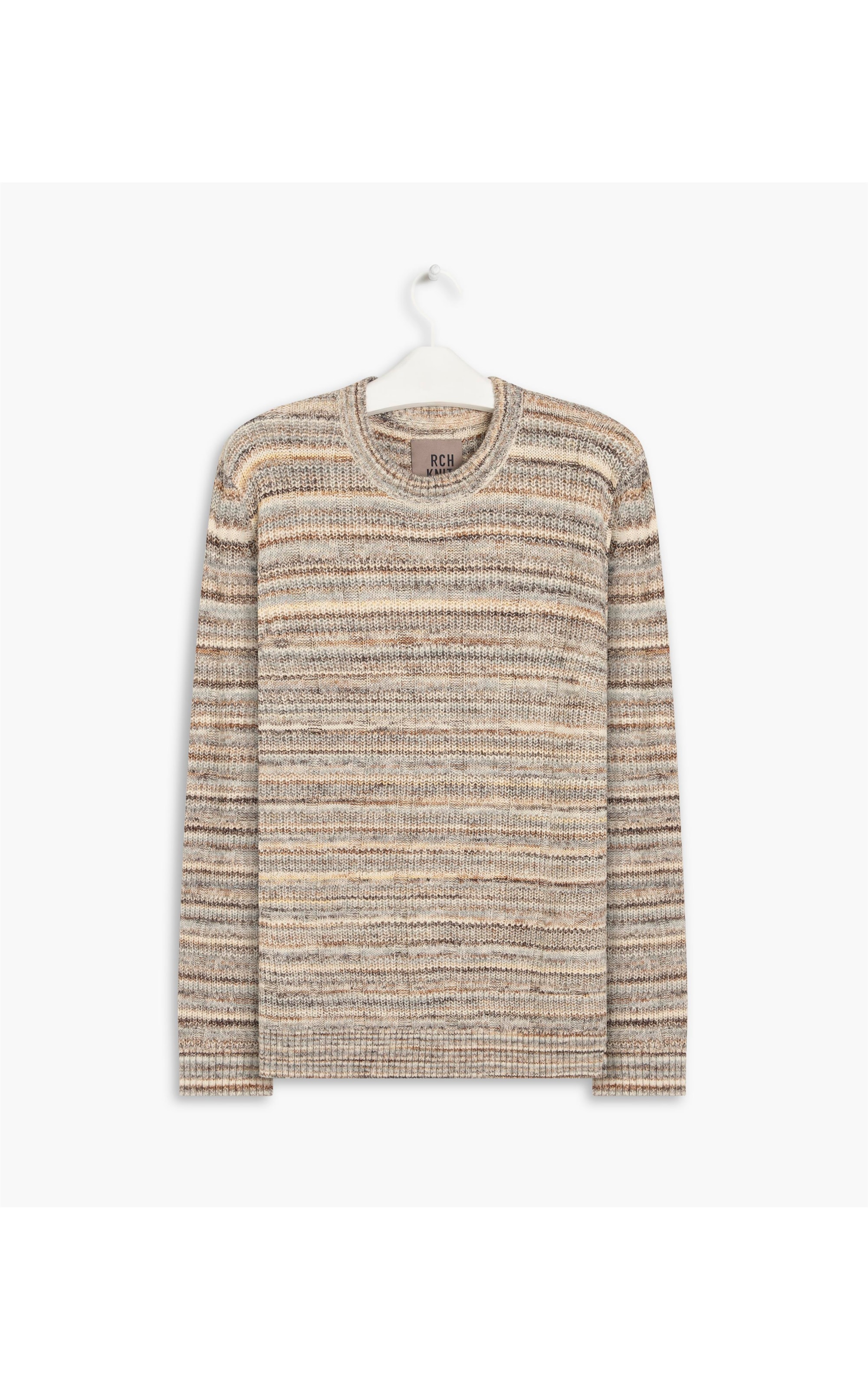 Tricot Textures Marrom Mescla