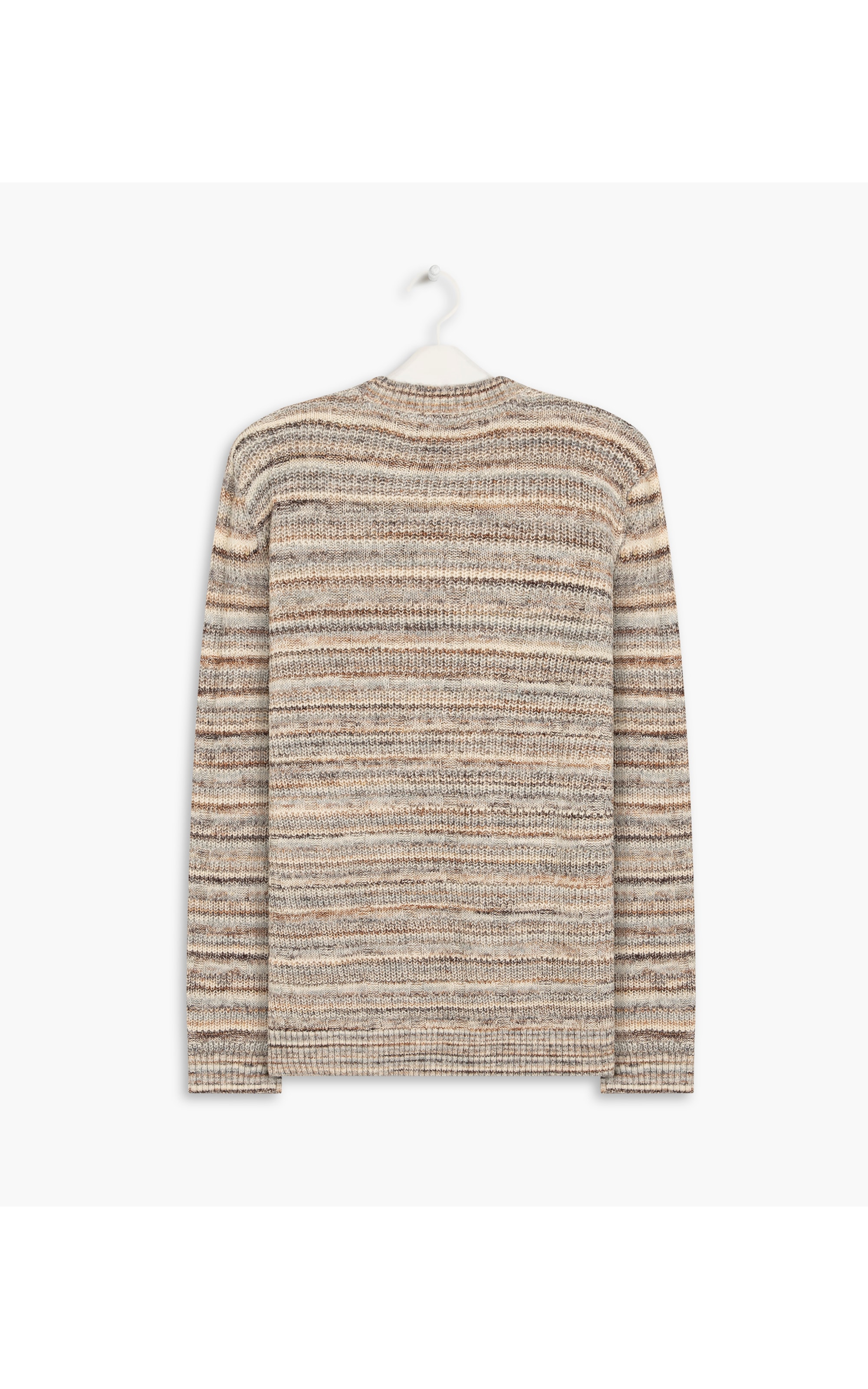 Tricot Textures Marrom Mescla