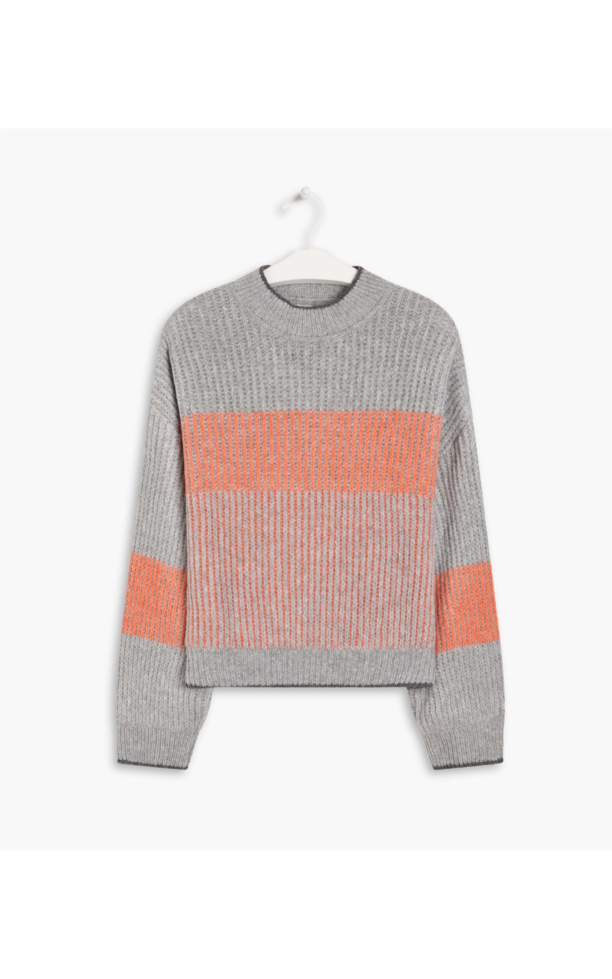 Tricot Tokyo Listrado Laranja