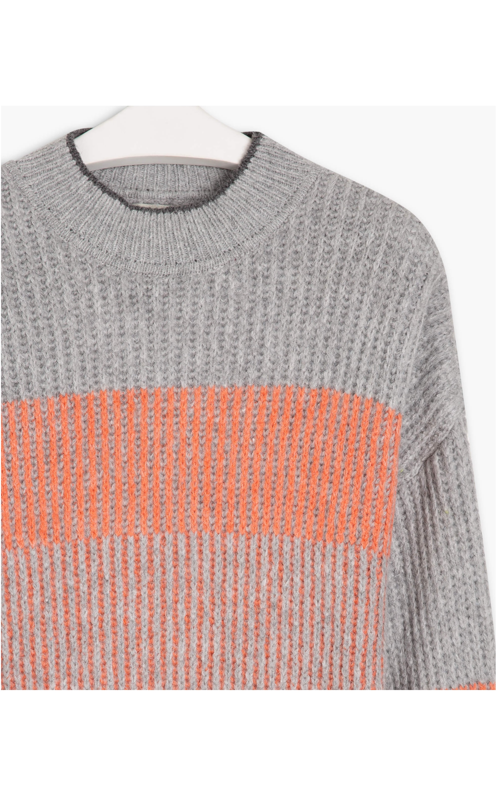Tricot Tokyo Listrado Laranja