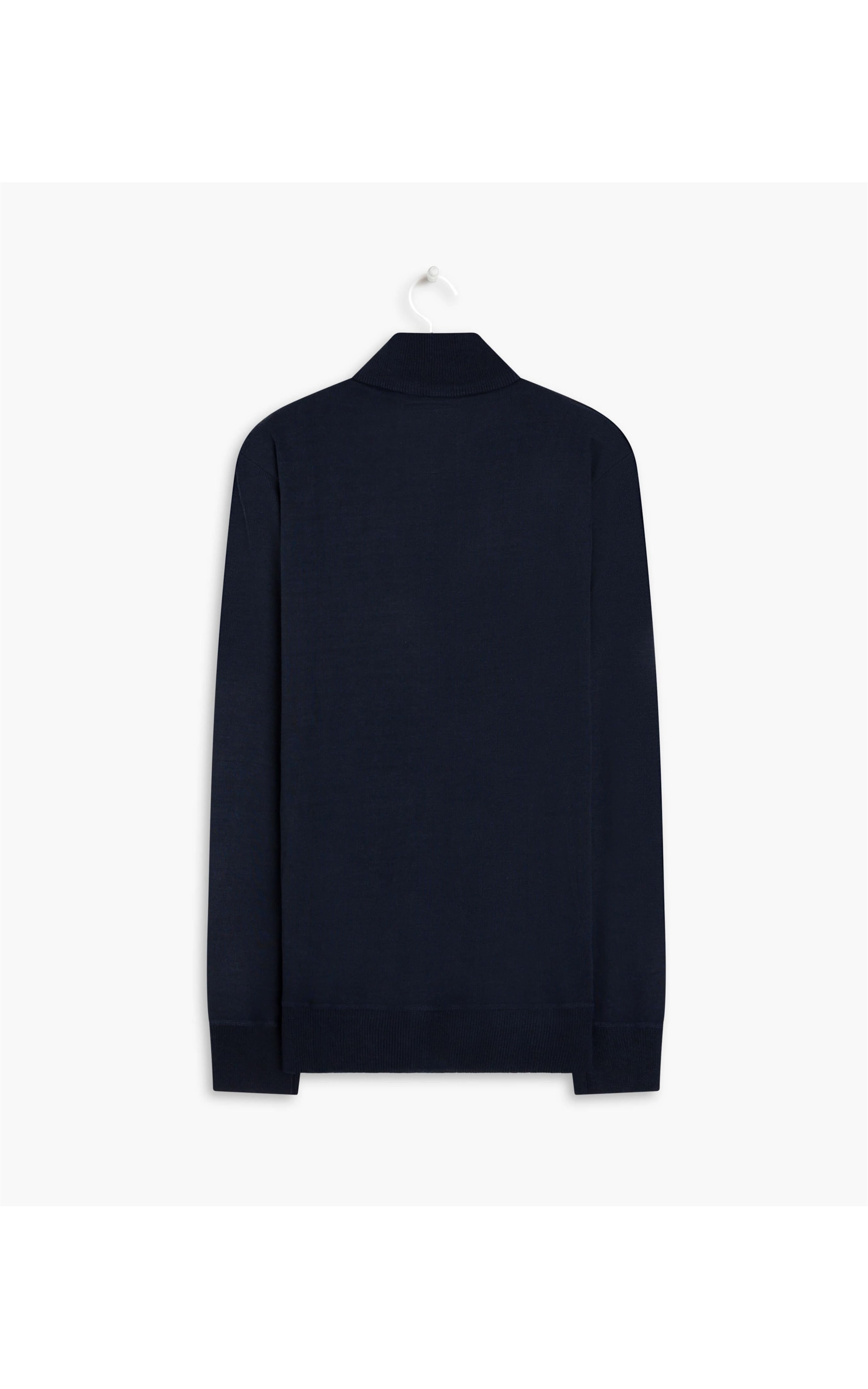 Tricot Ziper Heitor Dark Navy