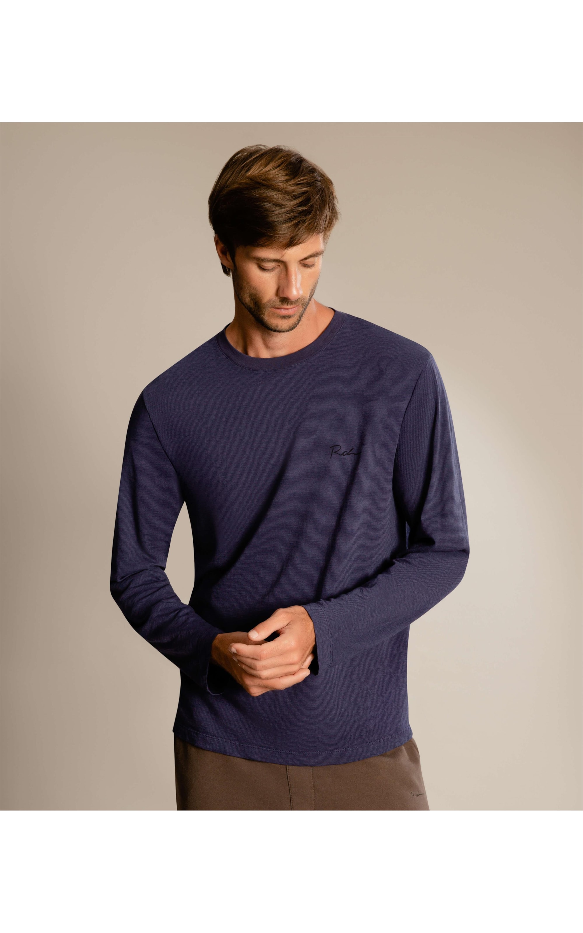 Tshit Ml Mini Stripes Rch Old Purple
