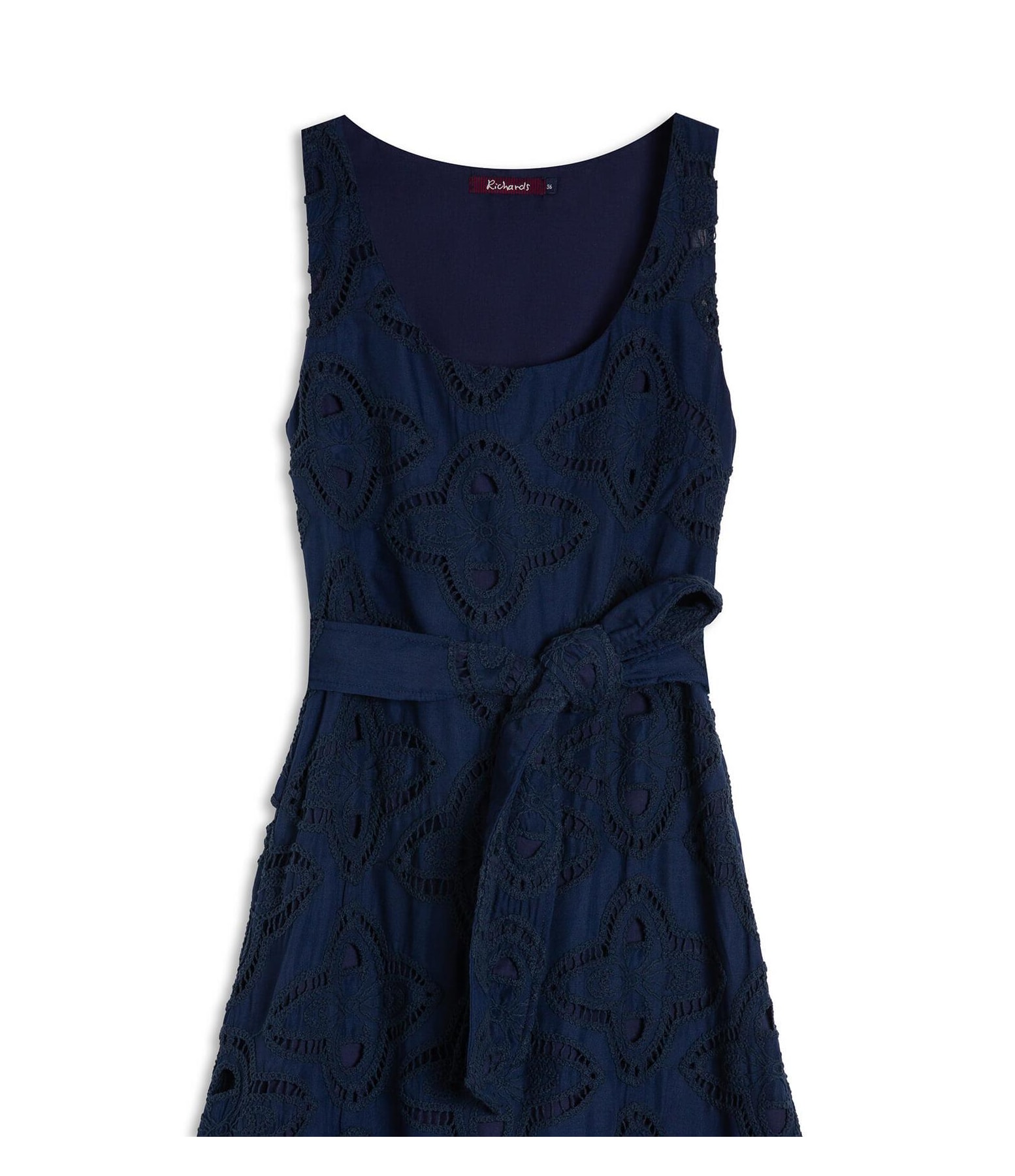 Vestido Alissa Bordado Marinho
