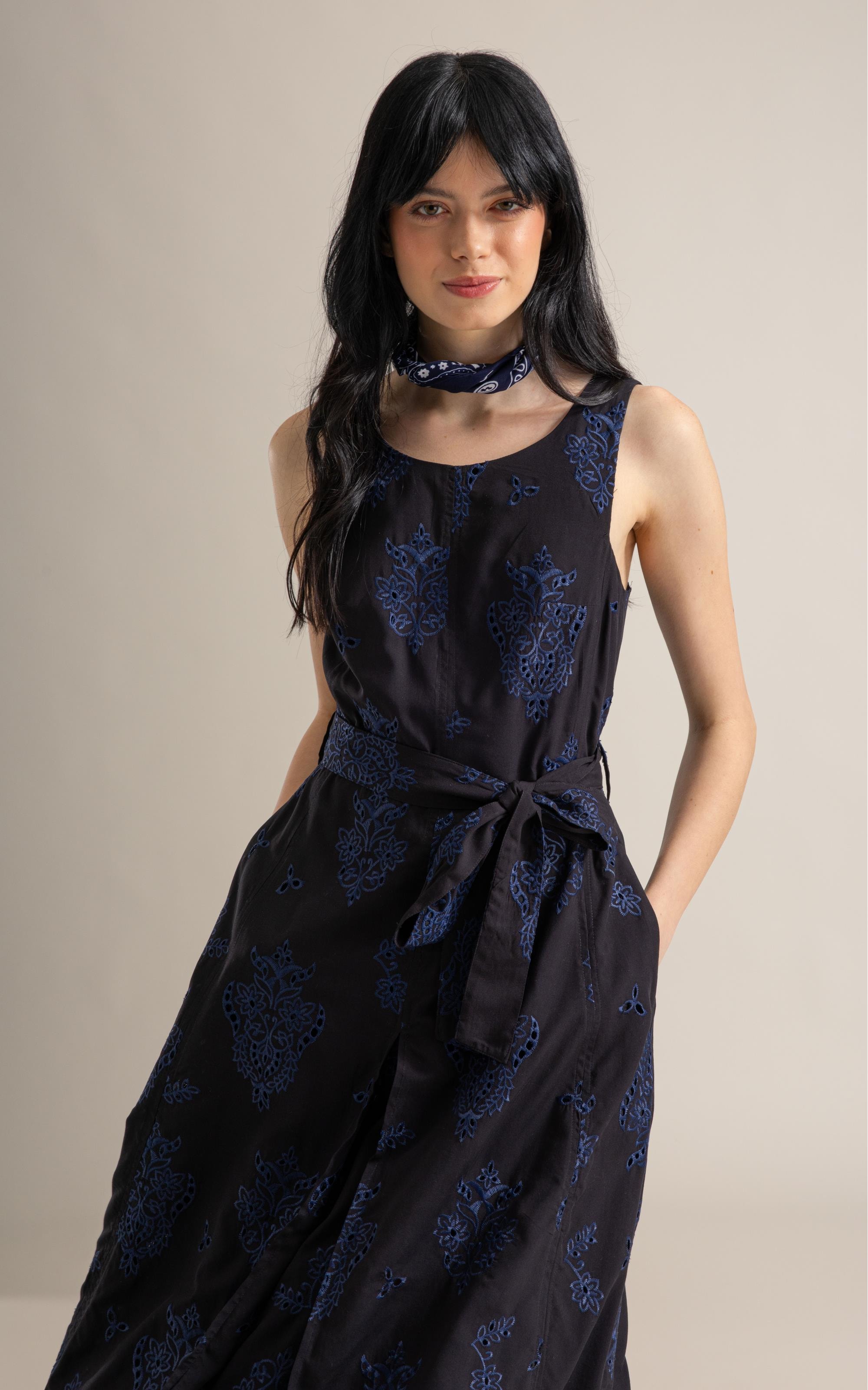 Vestido Amalfi Lb Liso Preto