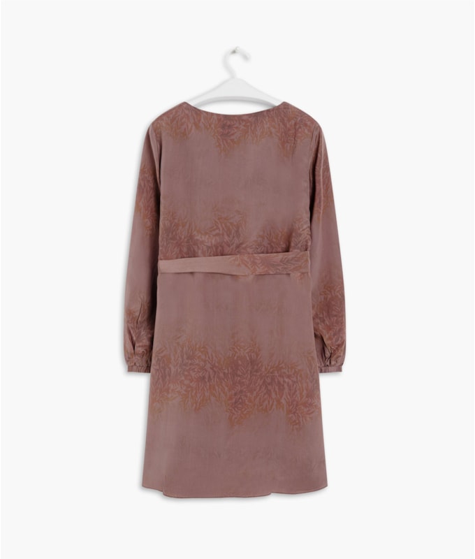 Vestido Amelie Est Old Leaves Verde Oliva