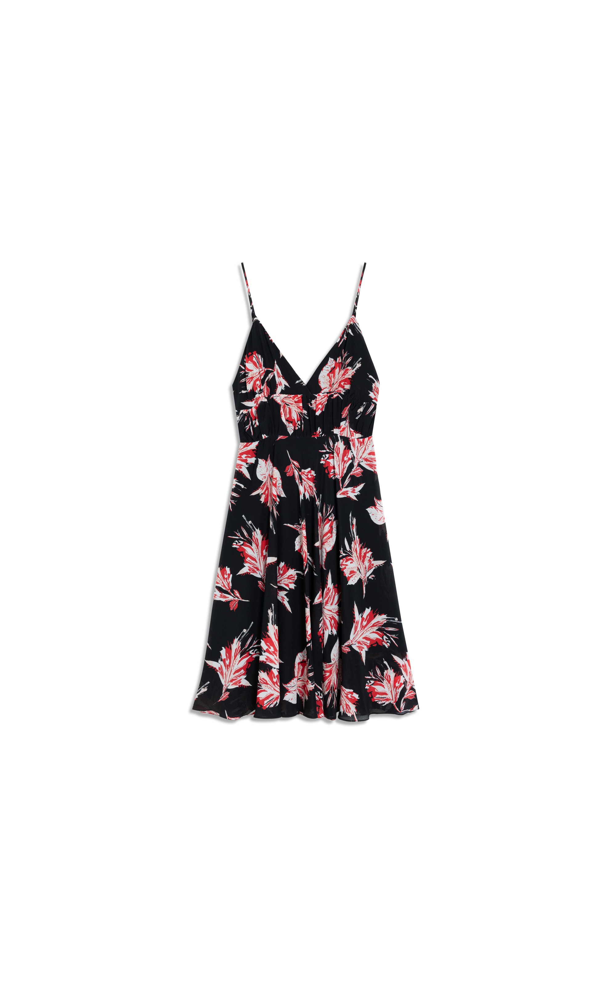 Vestido Amora Seda Est Carnation Preto
