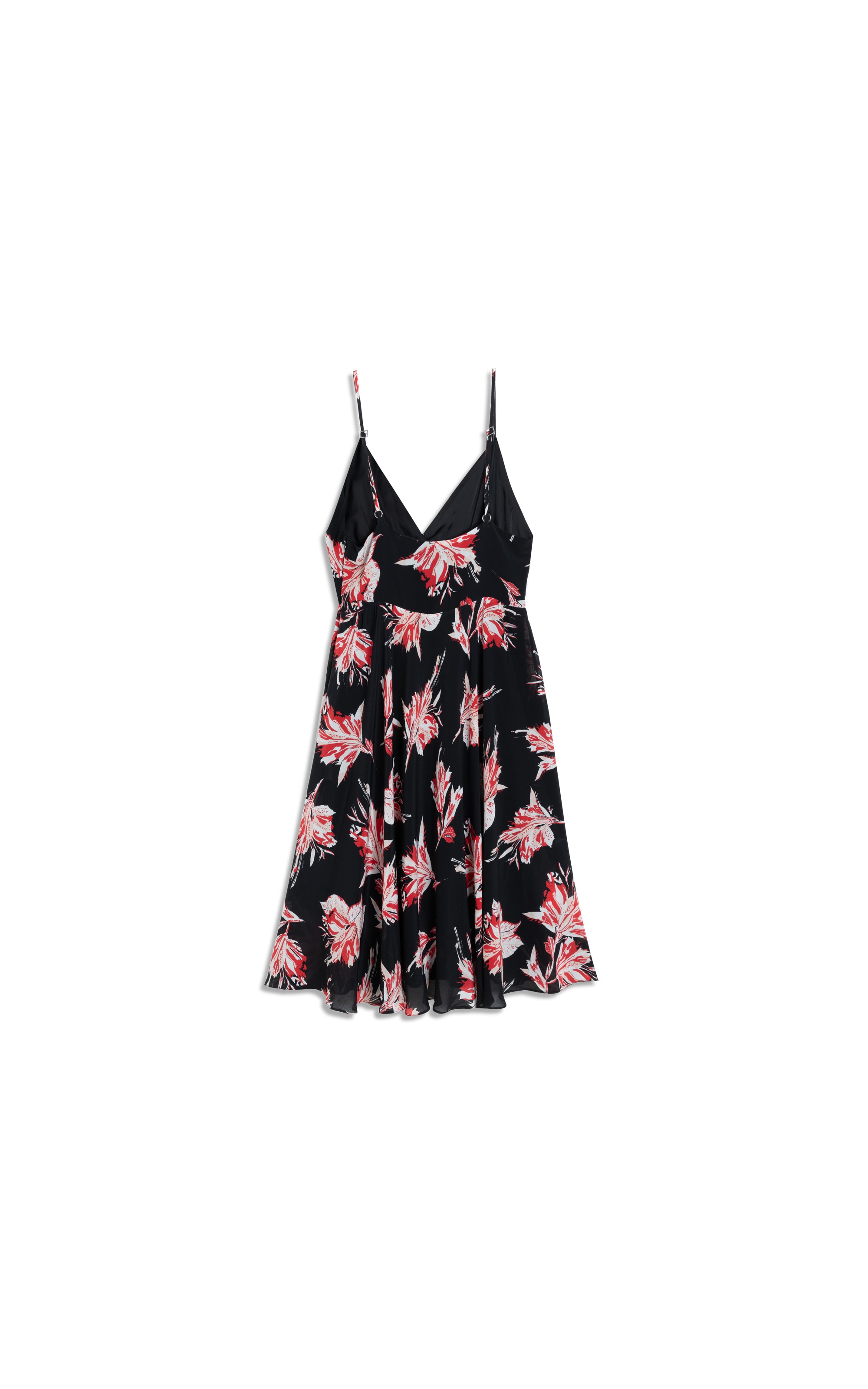 Vestido Amora Seda Est Carnation Preto