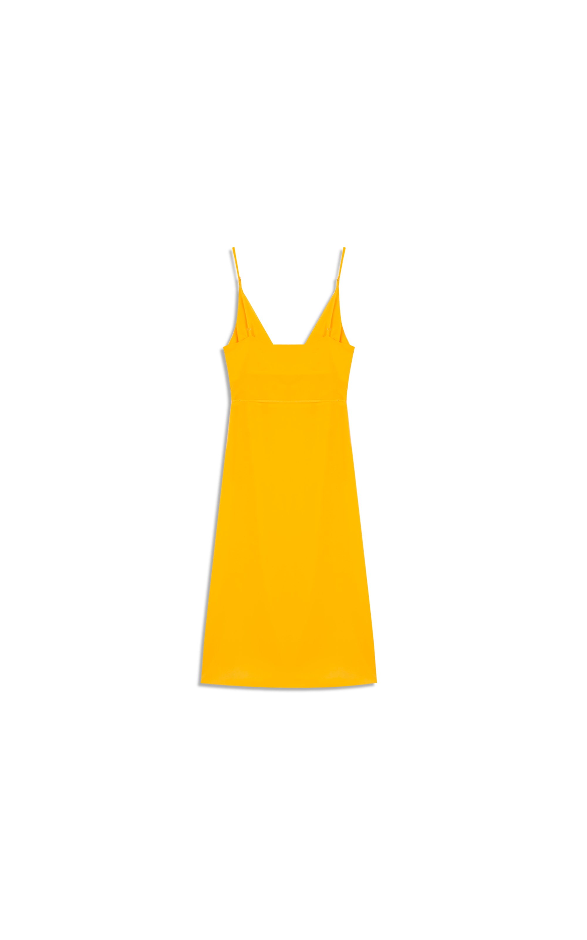 Vestido Anne Seda Lisa Amarelo