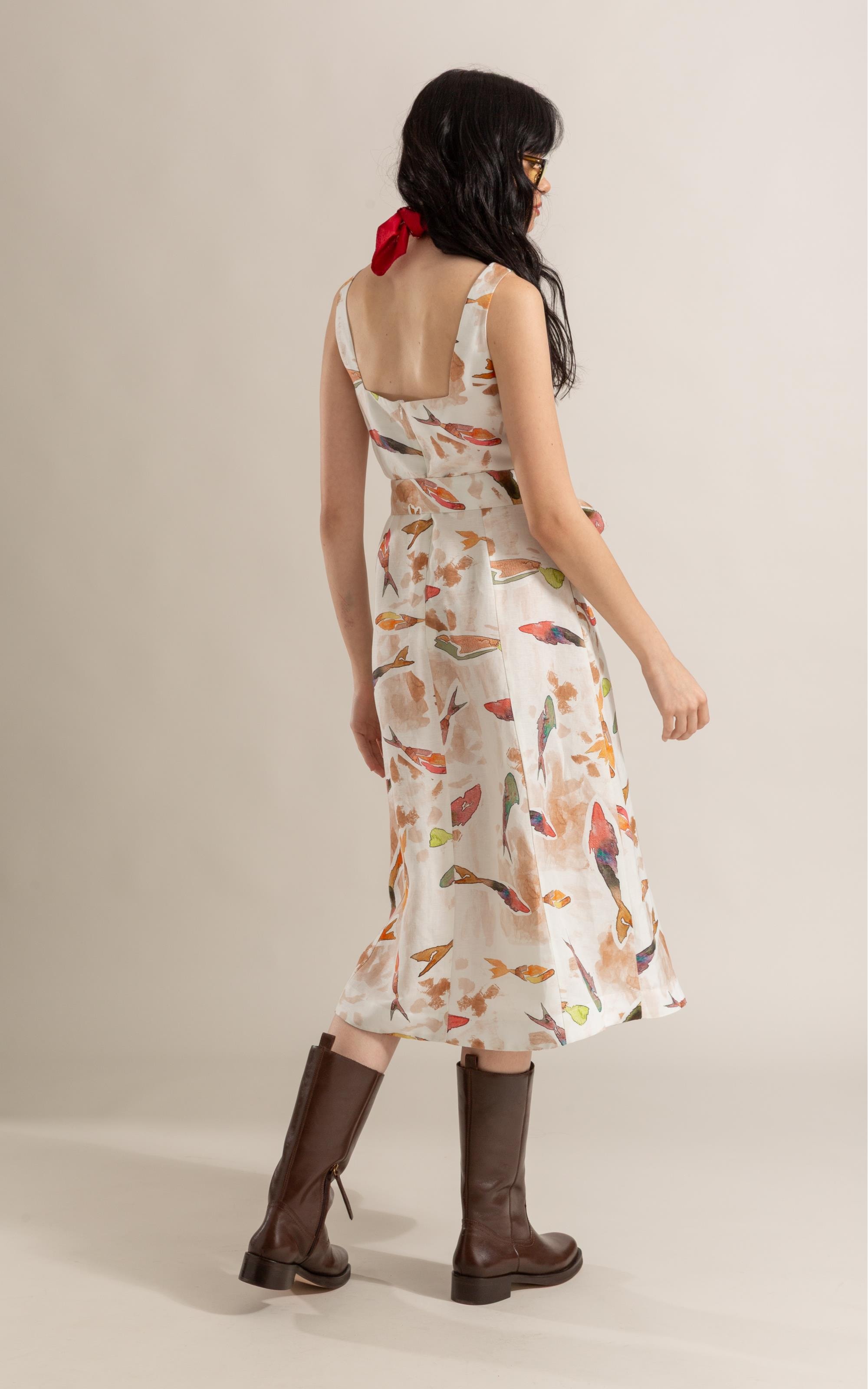 Vestido Aurora Est Pesce Terra