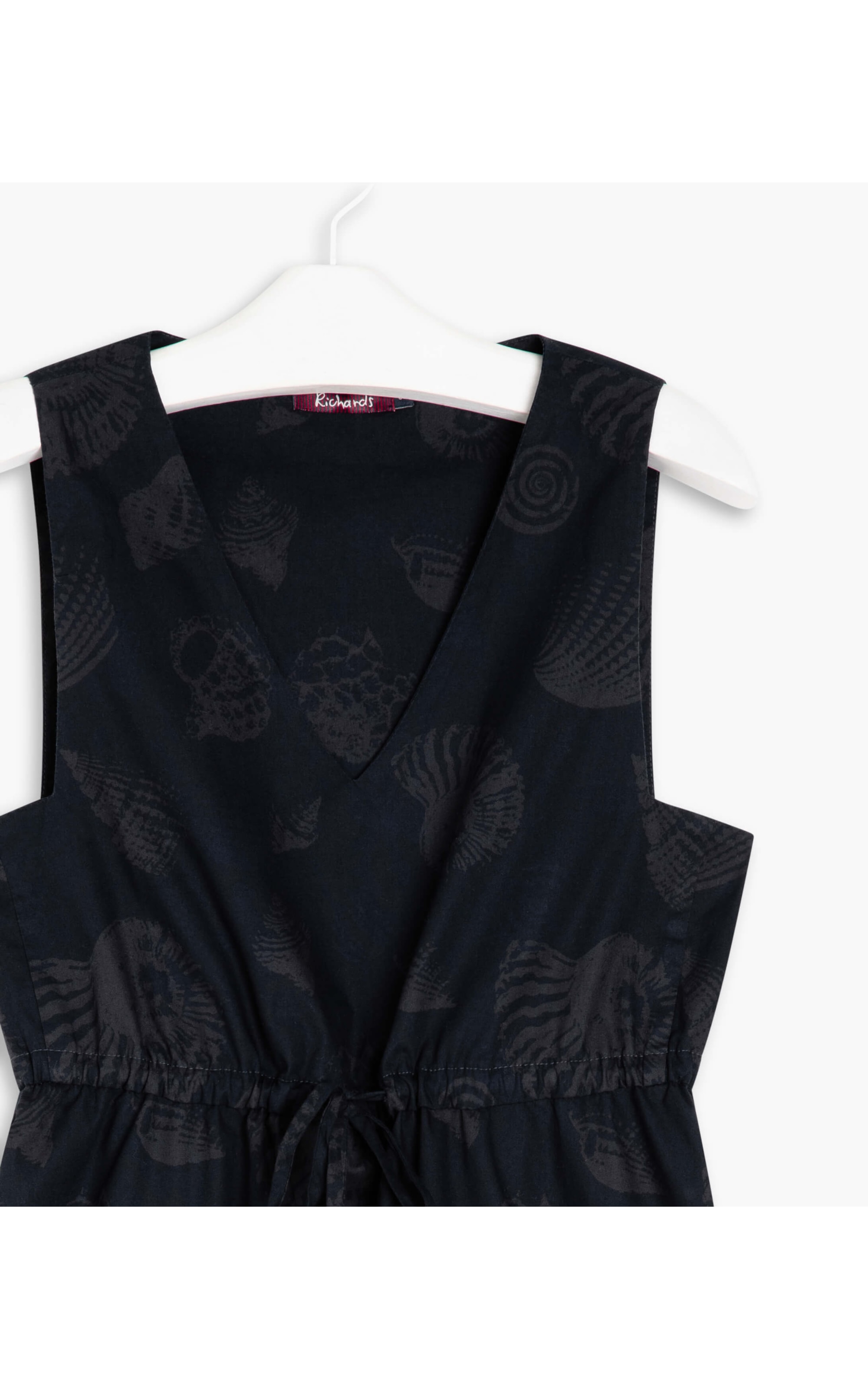 Vestido Bali Algodão Est Shell Gd Marinho
