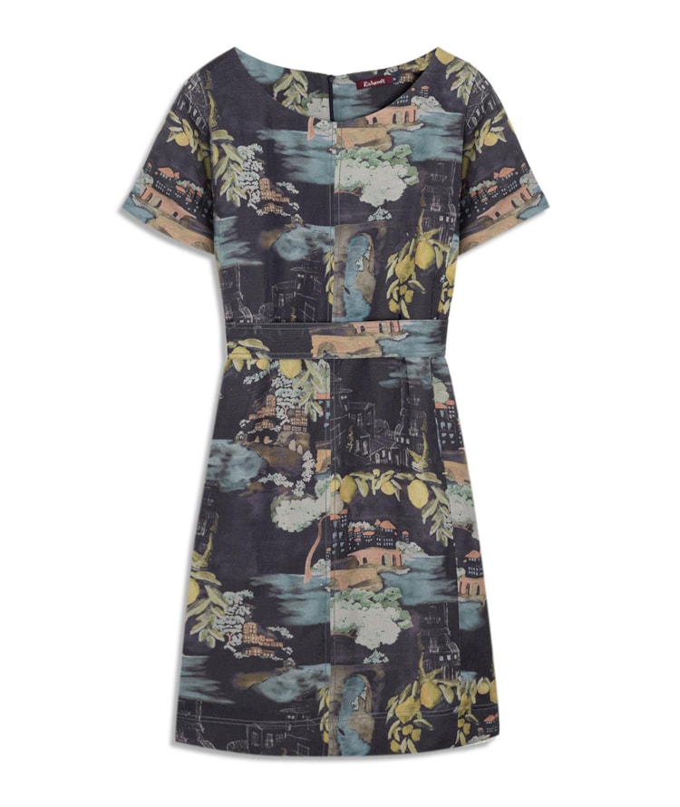 Vestido Beatrice  Est Paesaggio Dark Navy
