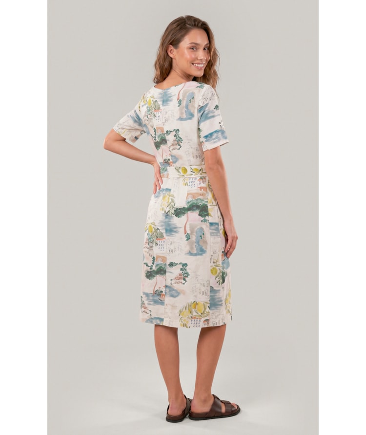 Vestido Beatrice Paesaggio Natural