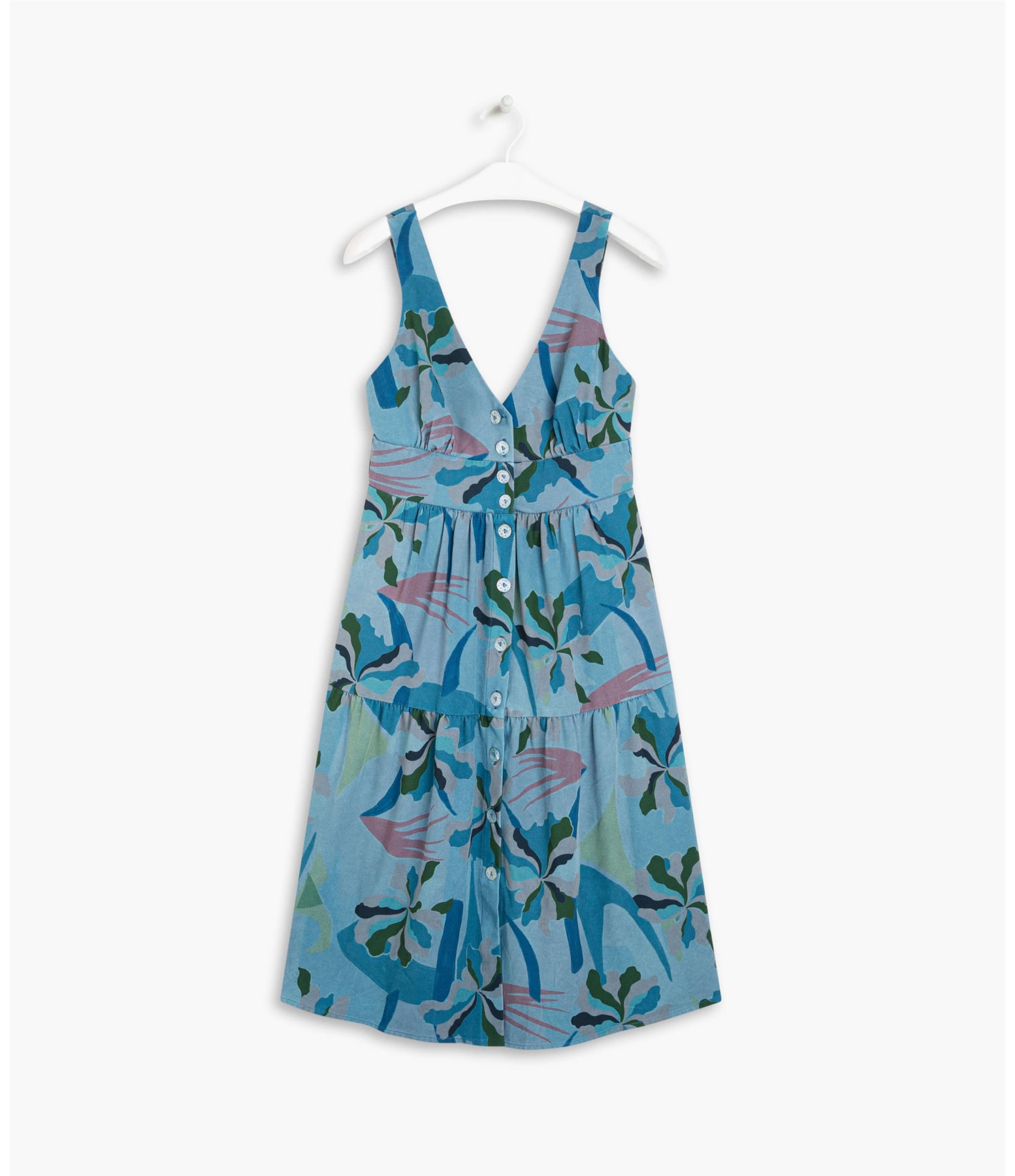 Vestido Bia Est Heavy Azul Bic