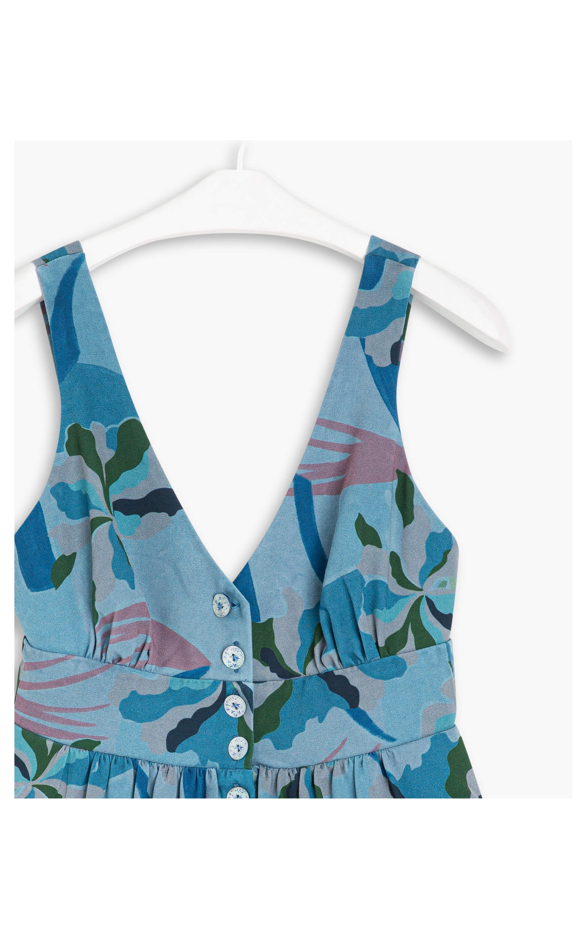 Vestido Bia Est Heavy Azul Bic