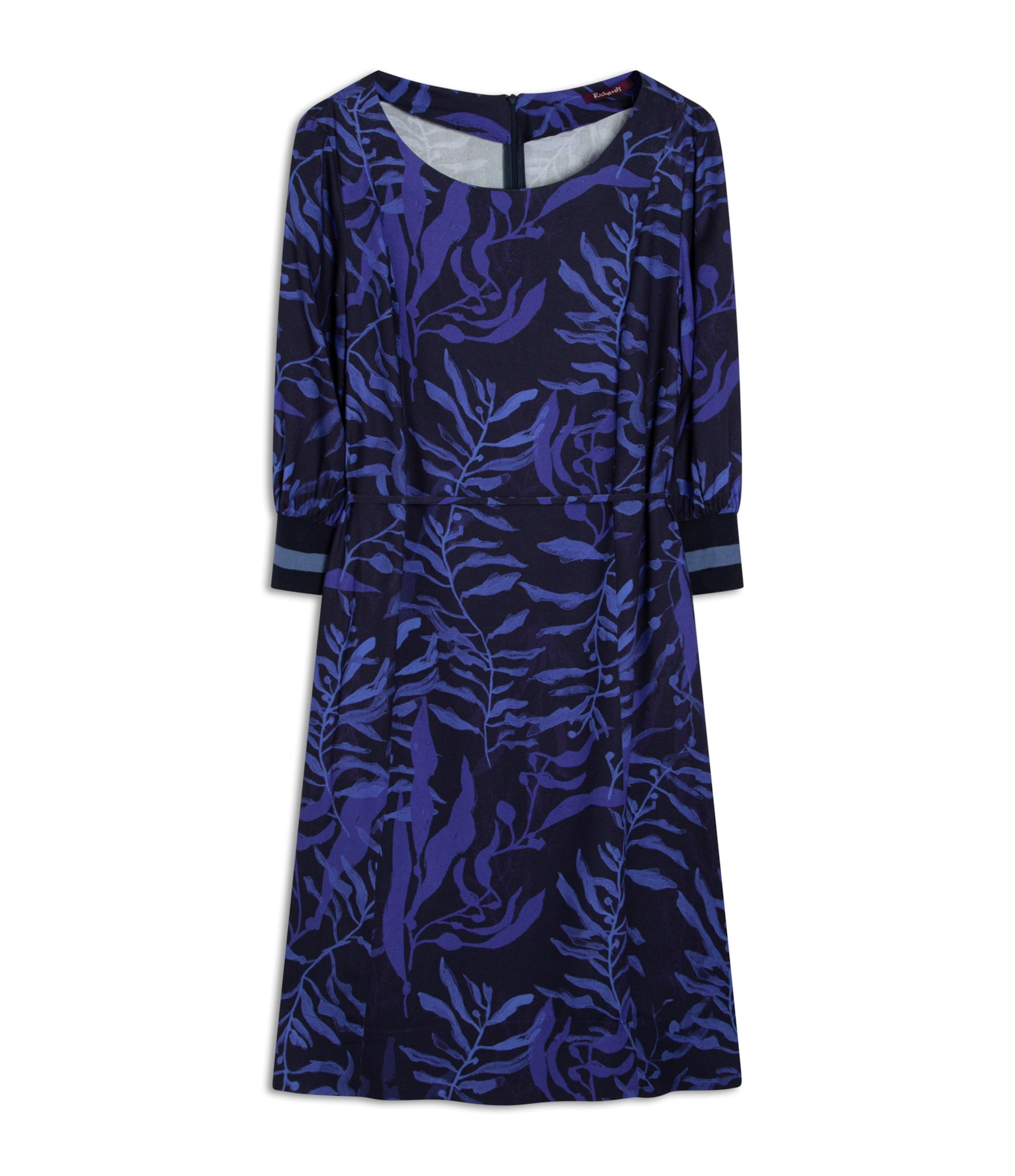 Vestido Bruna Viscose Est Algas Royal