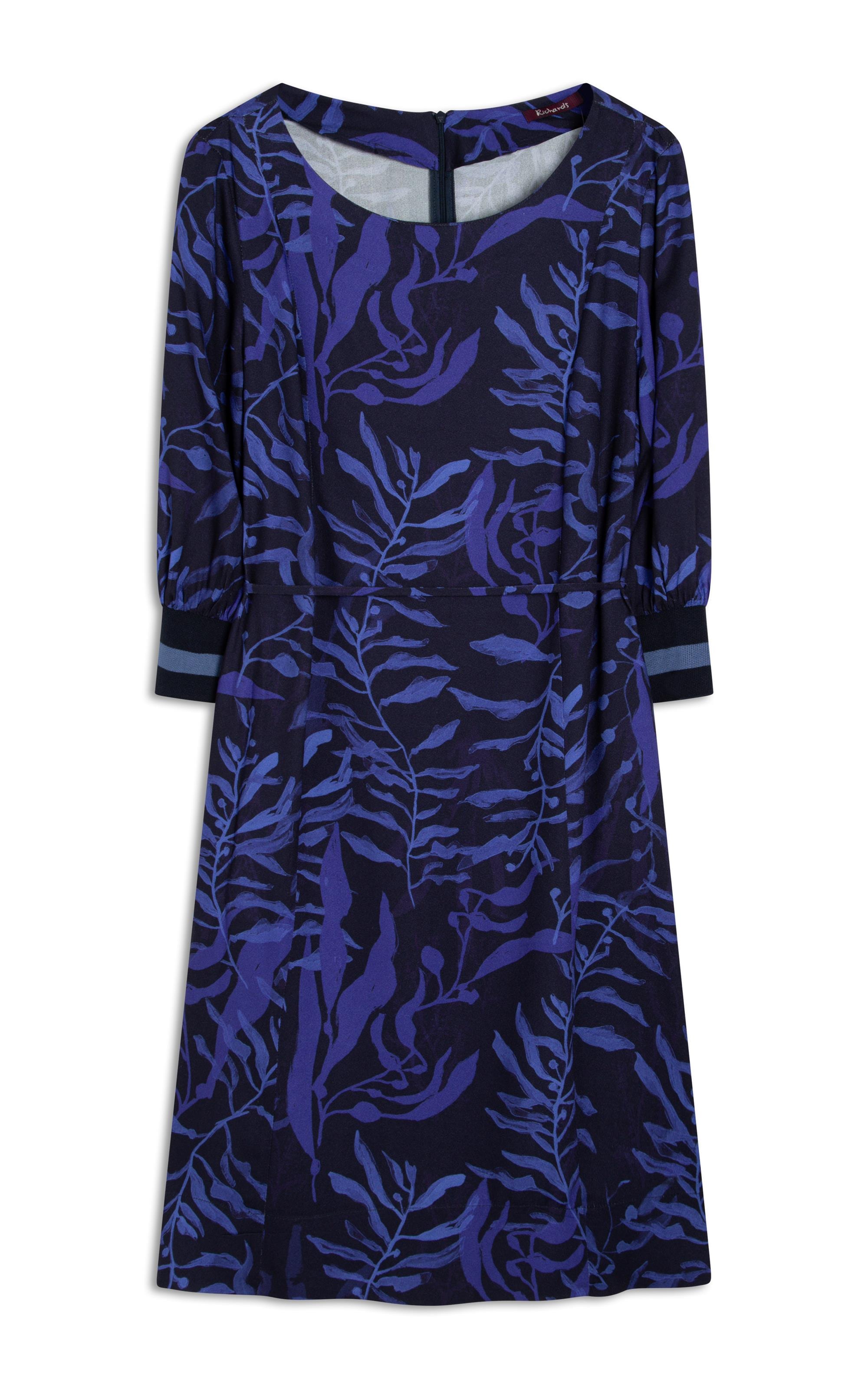 Vestido Bruna Viscose Est Algas Royal