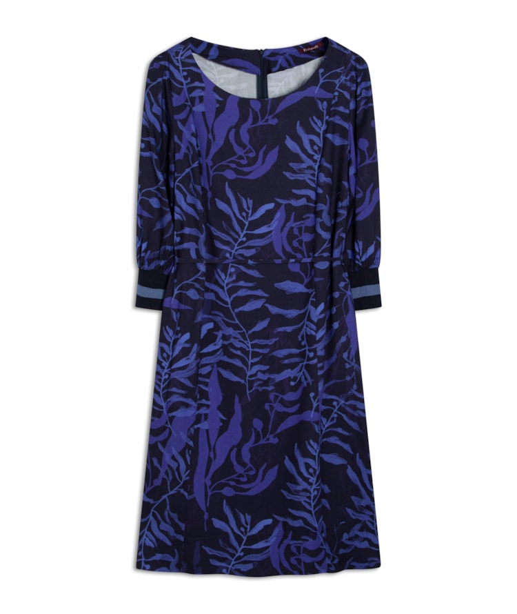 Vestido Bruna Viscose Est Algas Royal