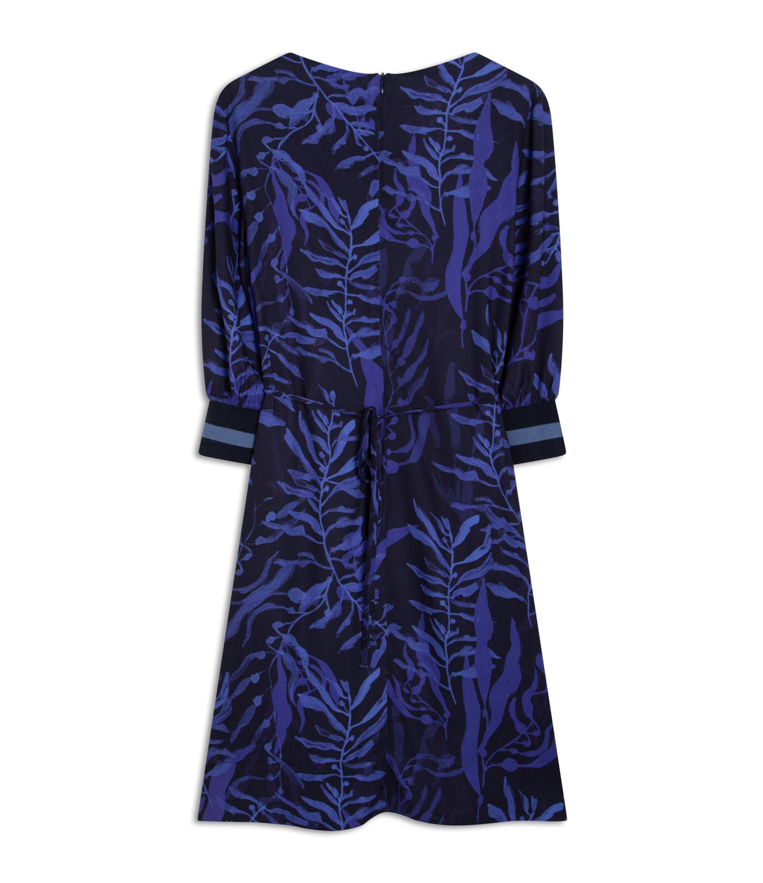 Vestido Bruna Viscose Est Algas Royal