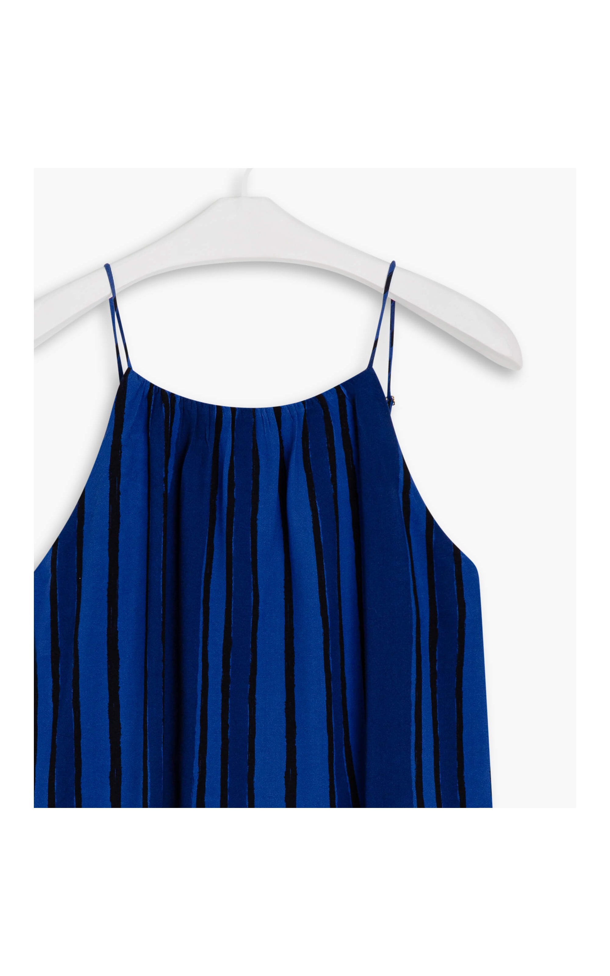 Vestido Cacao Viscose Est Bold Stripes Royal