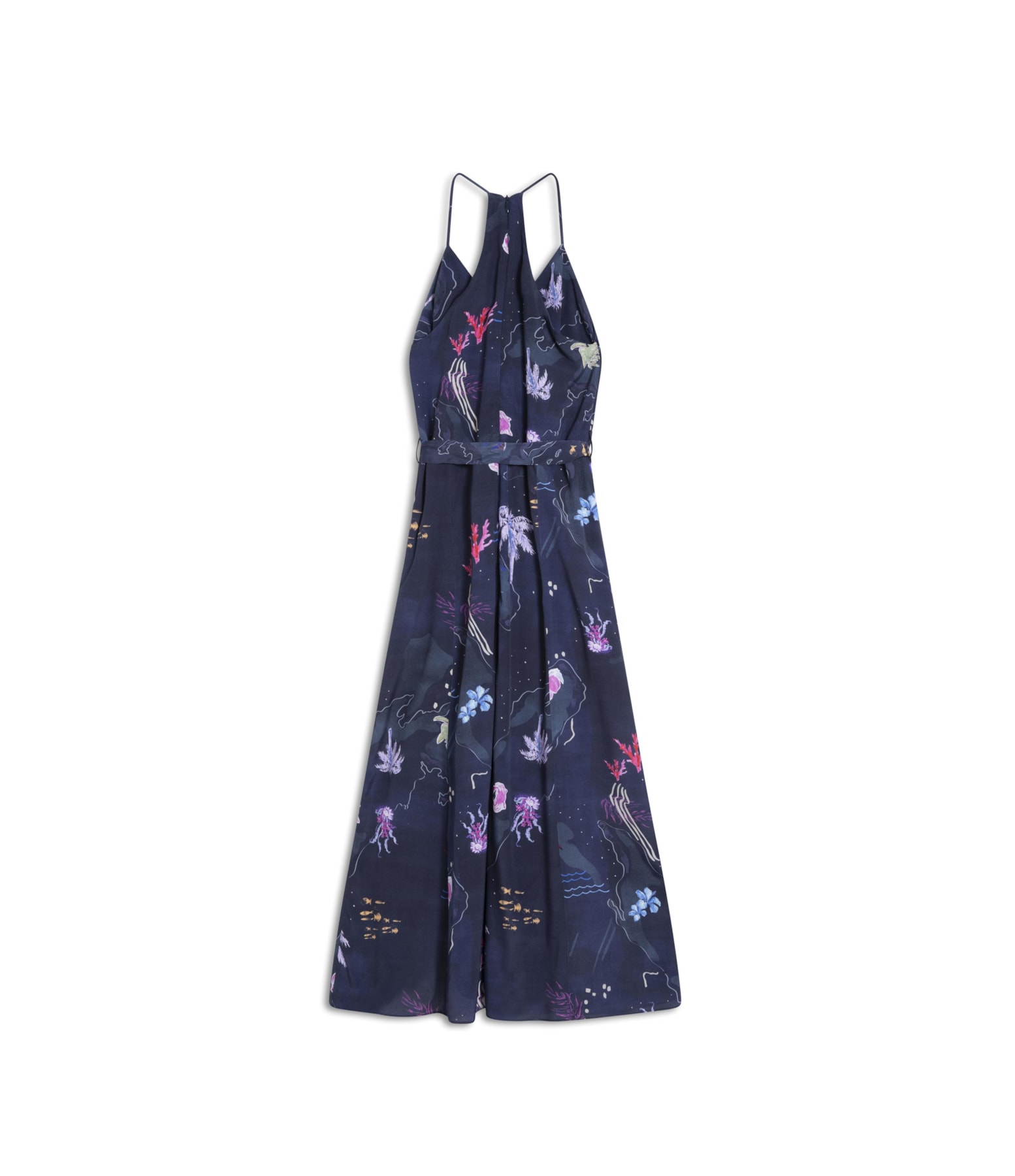 Vestido Cedro Viscose Dark Navy