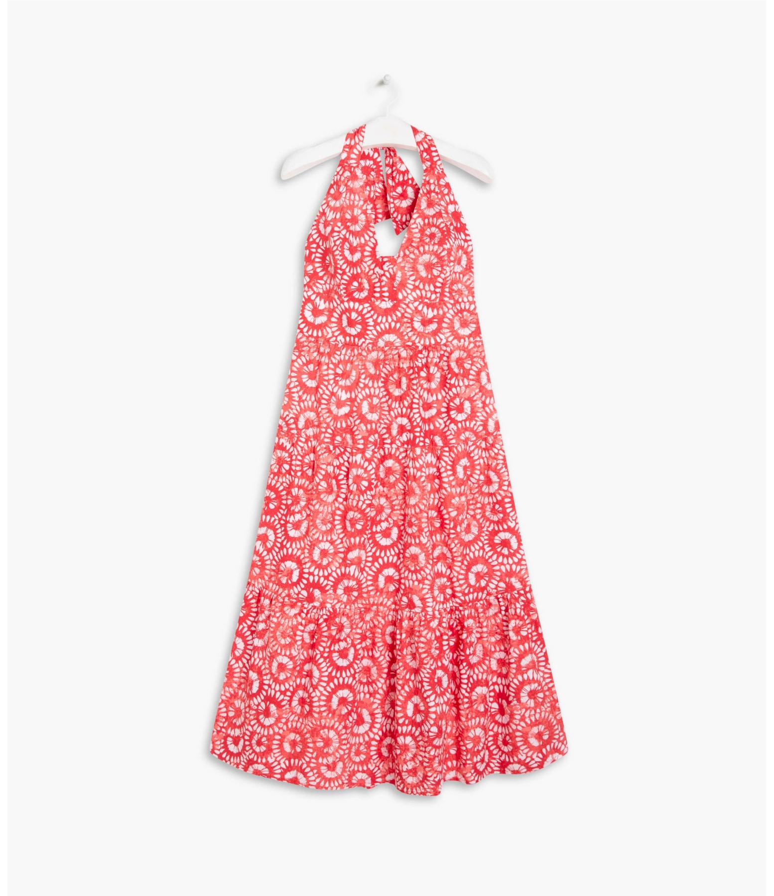 Vestido Cleo Algodão Est Flortik Cereja