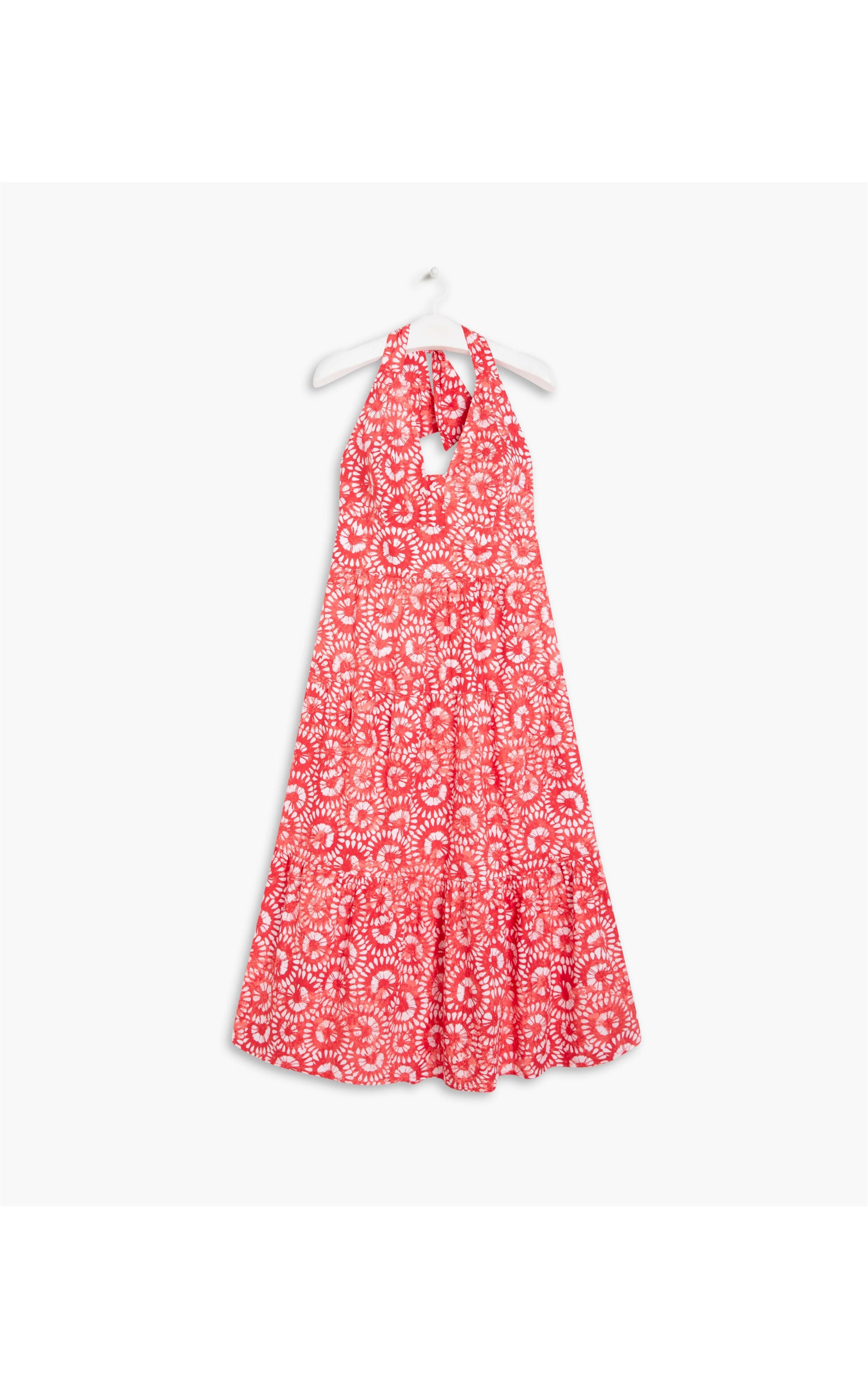 Vestido Cleo Algodão Est Flortik Cereja
