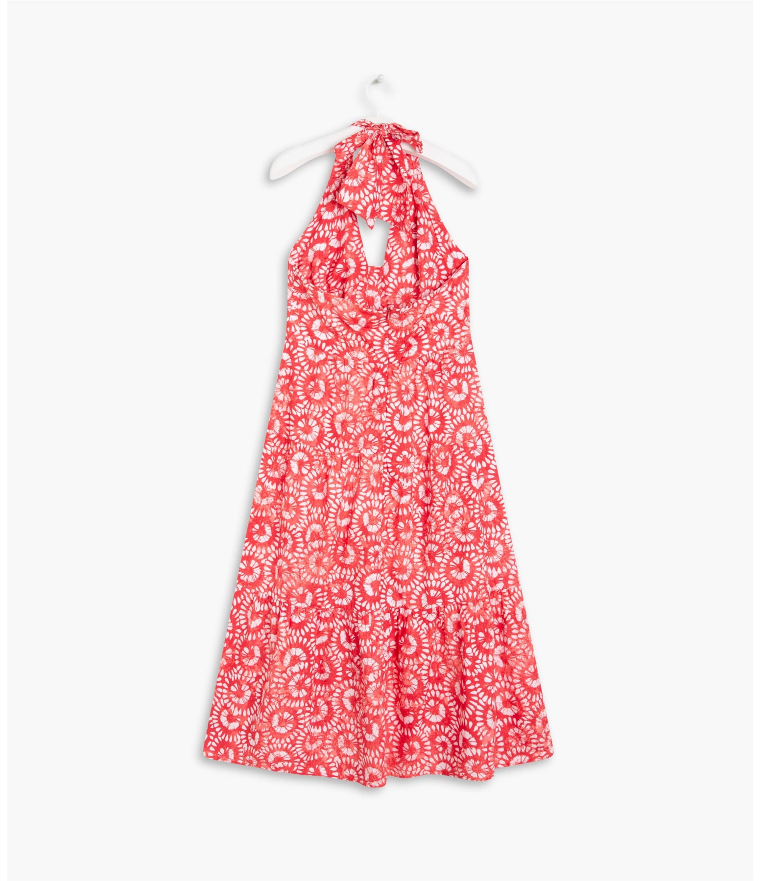 Vestido Cleo Algodão Est Flortik Cereja