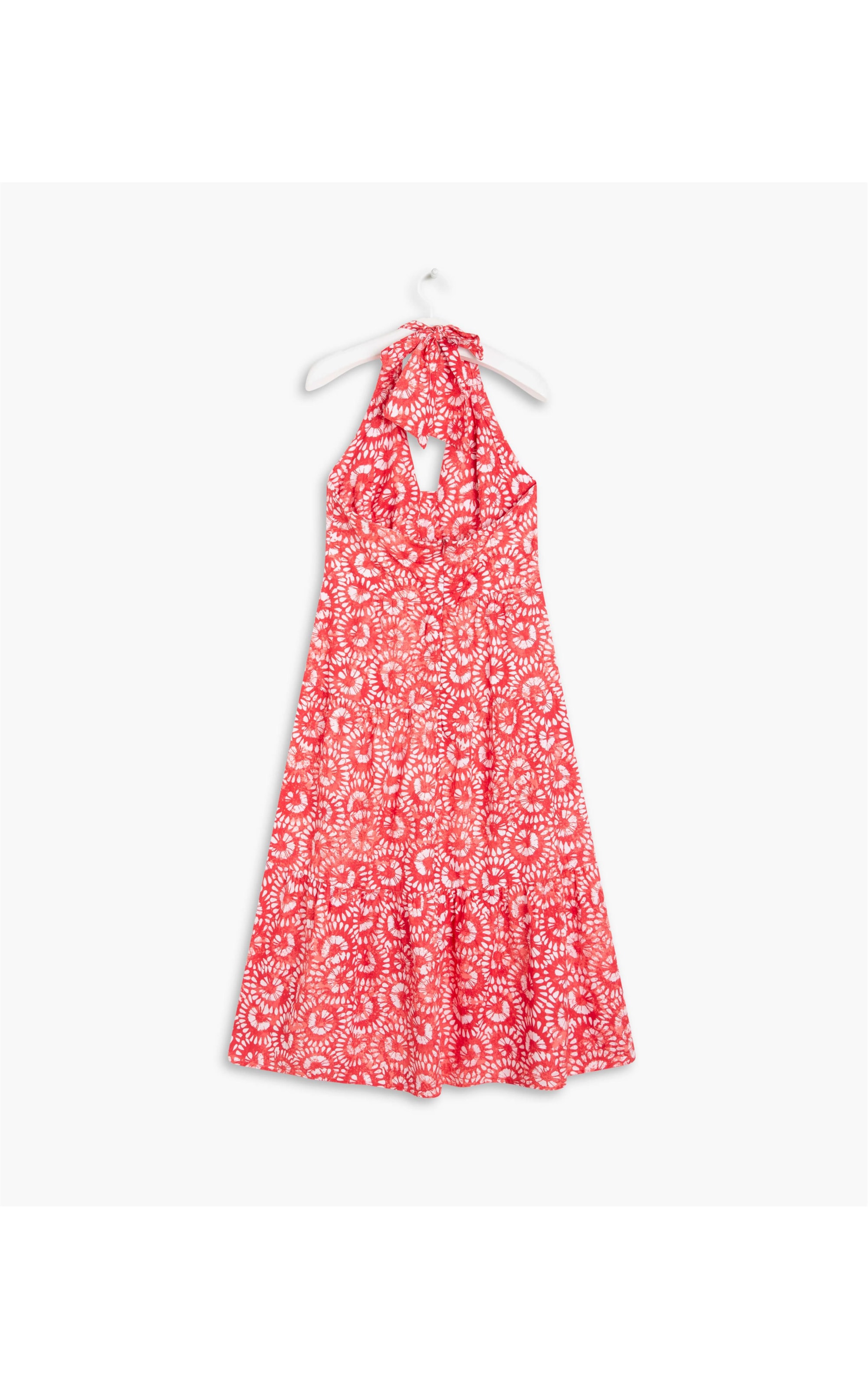 Vestido Cleo Algodão Est Flortik Cereja