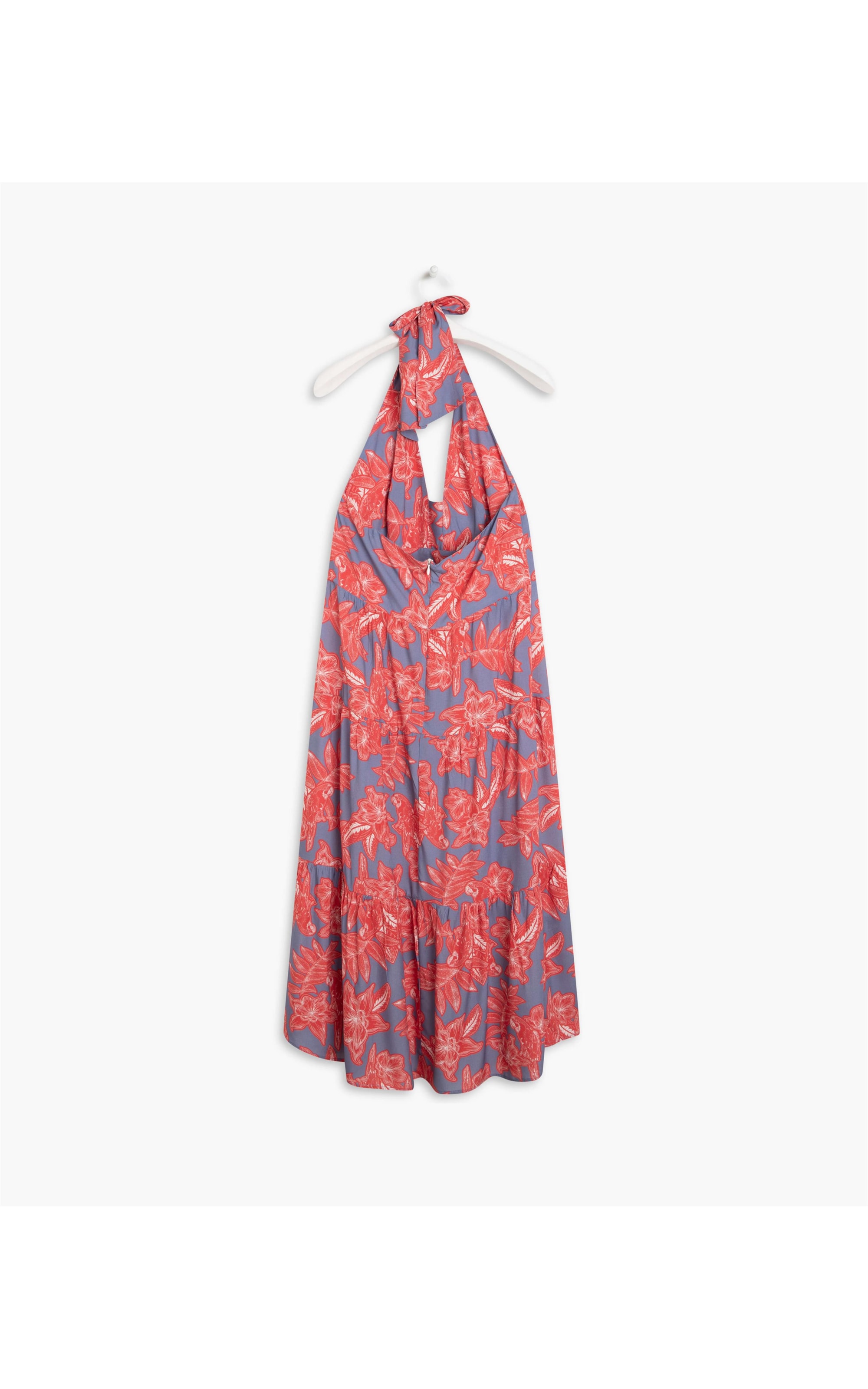 Vestido Cleo Viscose Est Macaw Azul Pervante