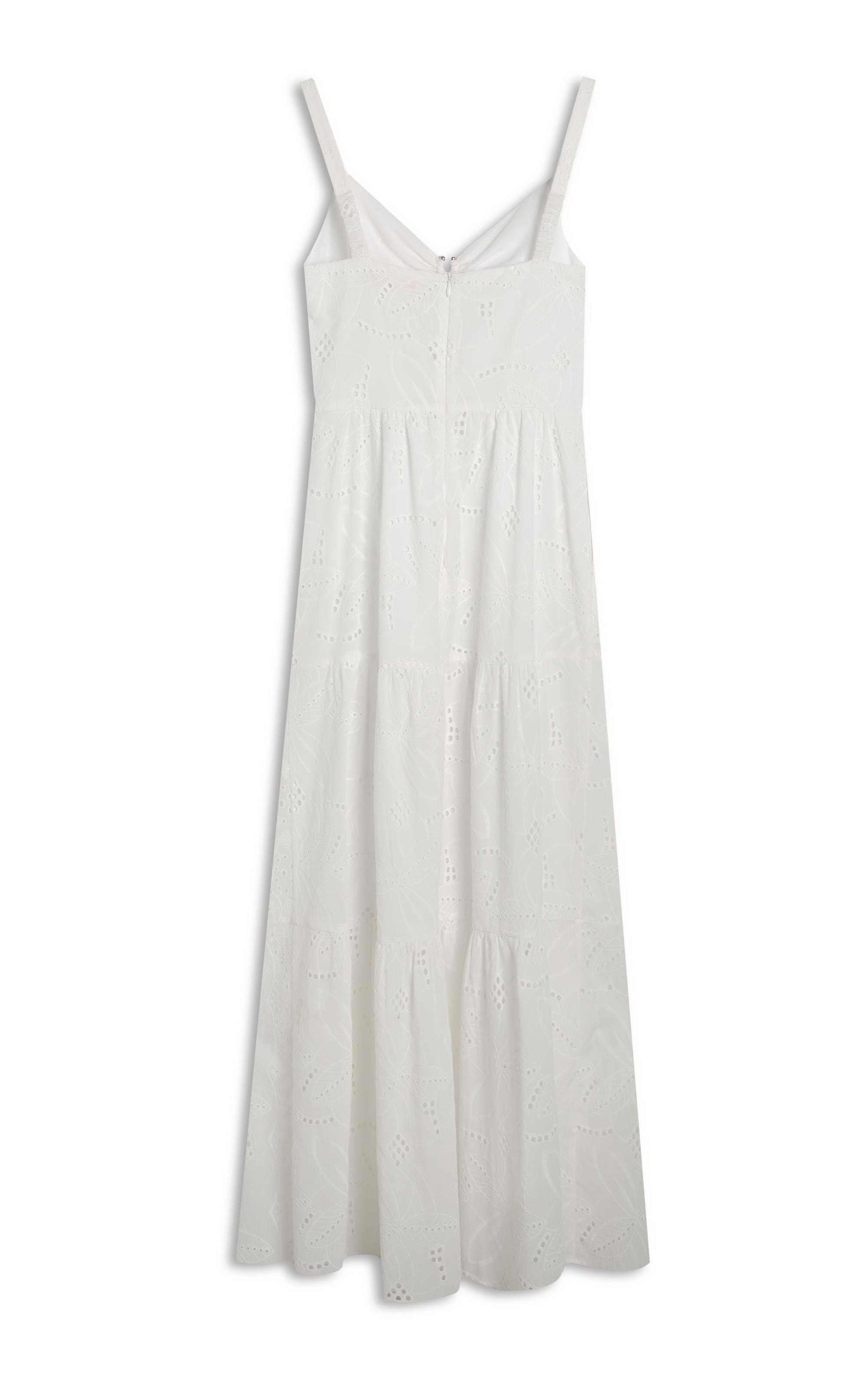 Vestido Diana Laise Bordado Branco