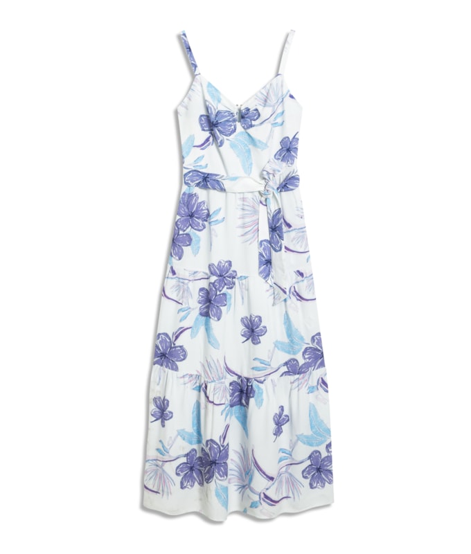 Vestido Diana Linho Blend Est Caete Branco