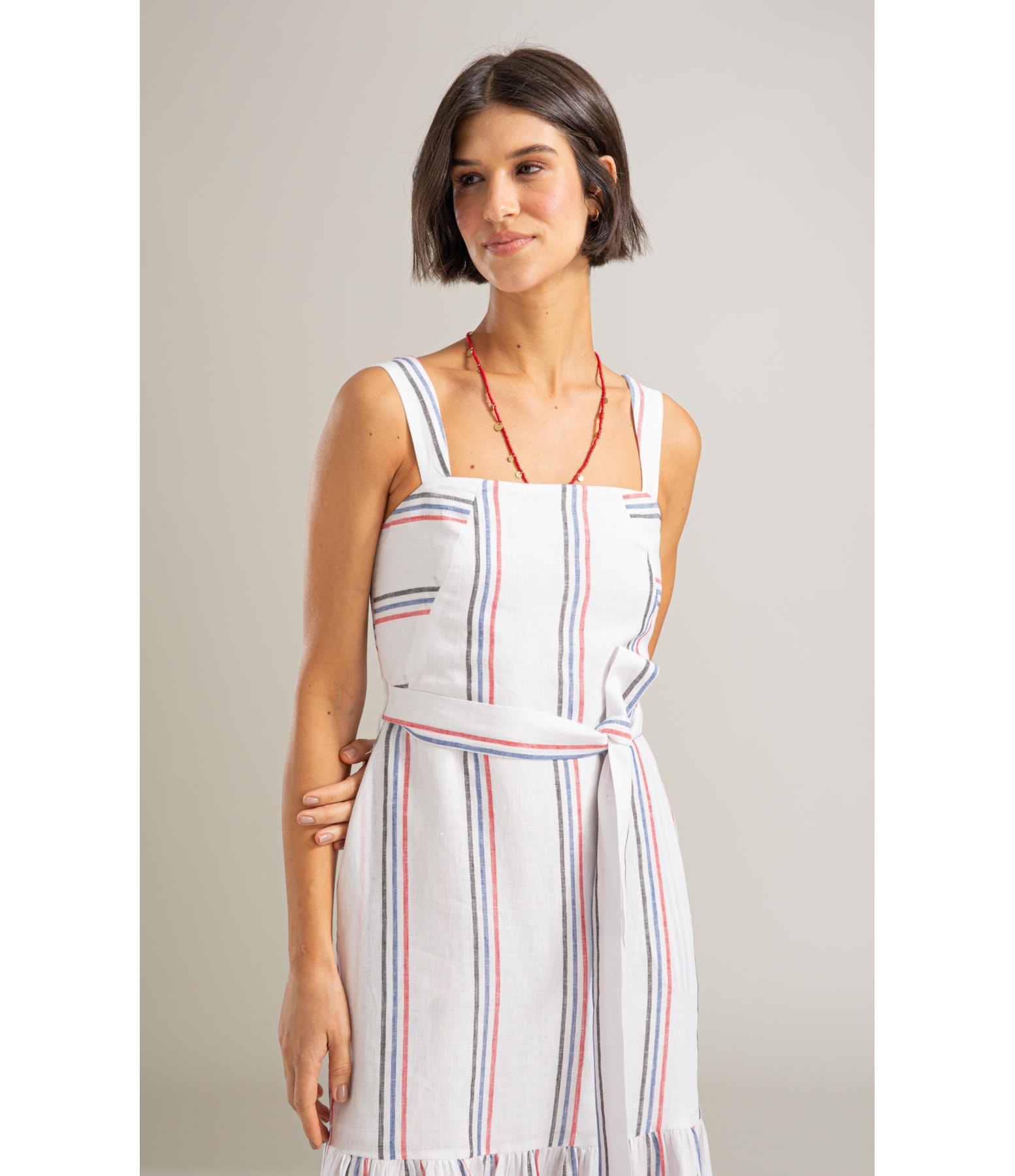 Vestido Dunas Puro Linho Ft Branco