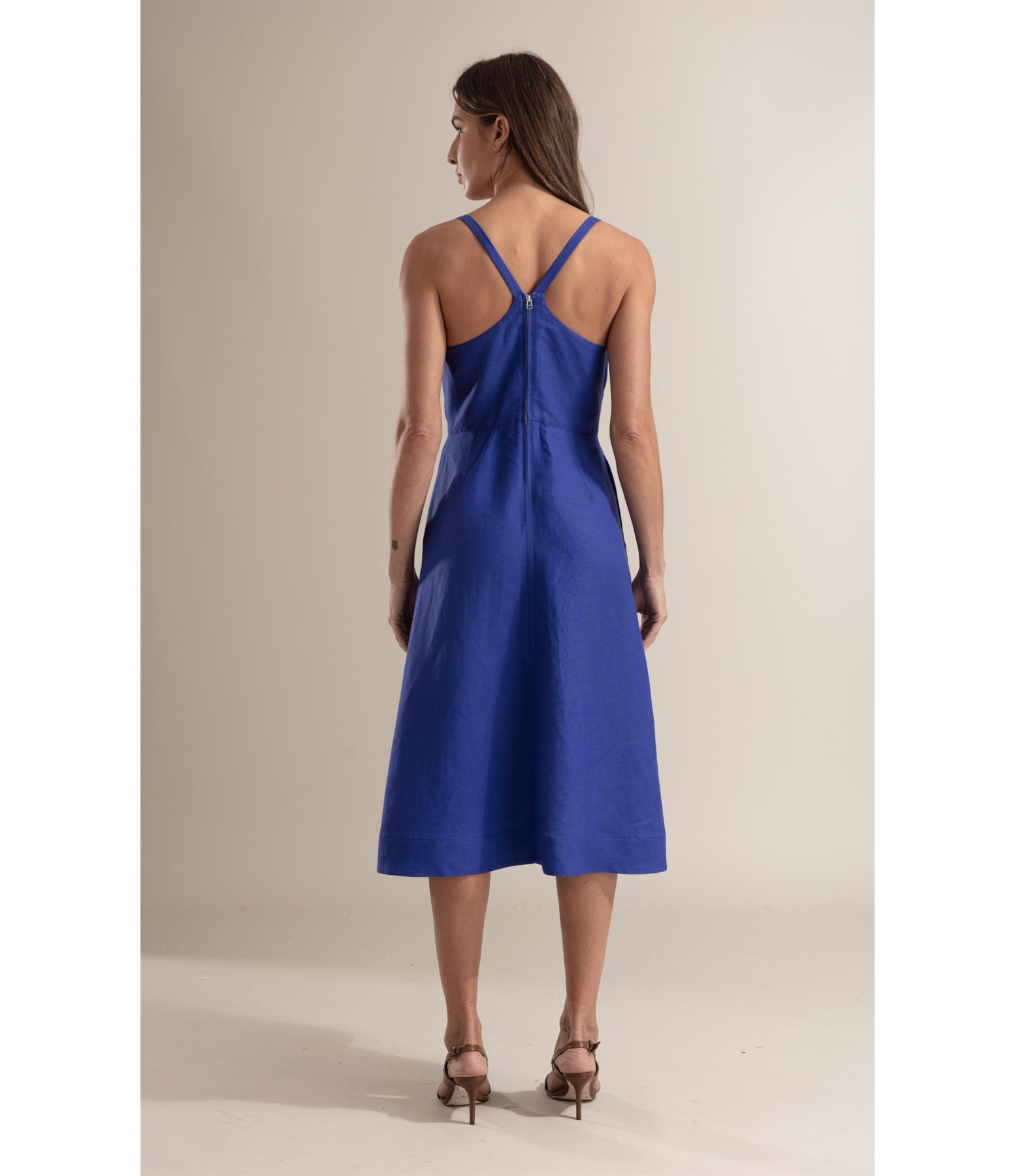 Vestido Eloise Linho Royal
