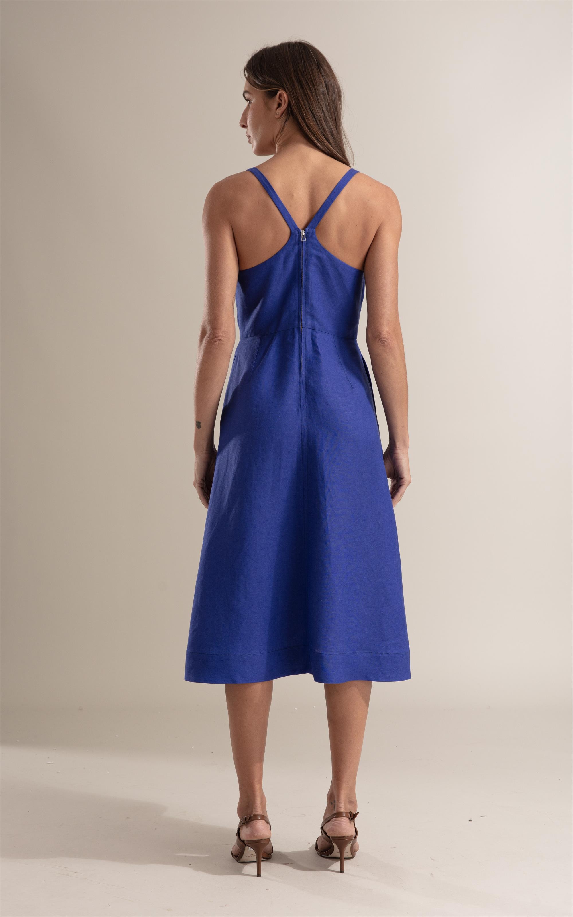 Vestido Eloise Linho Royal