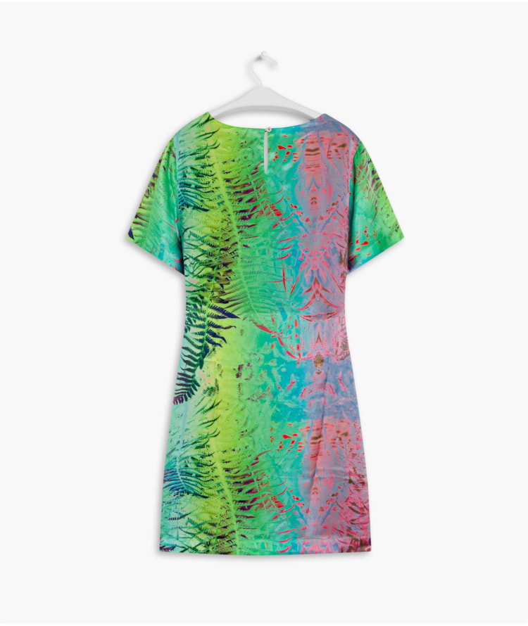 Vestido Eva Est Pop Verde Maca