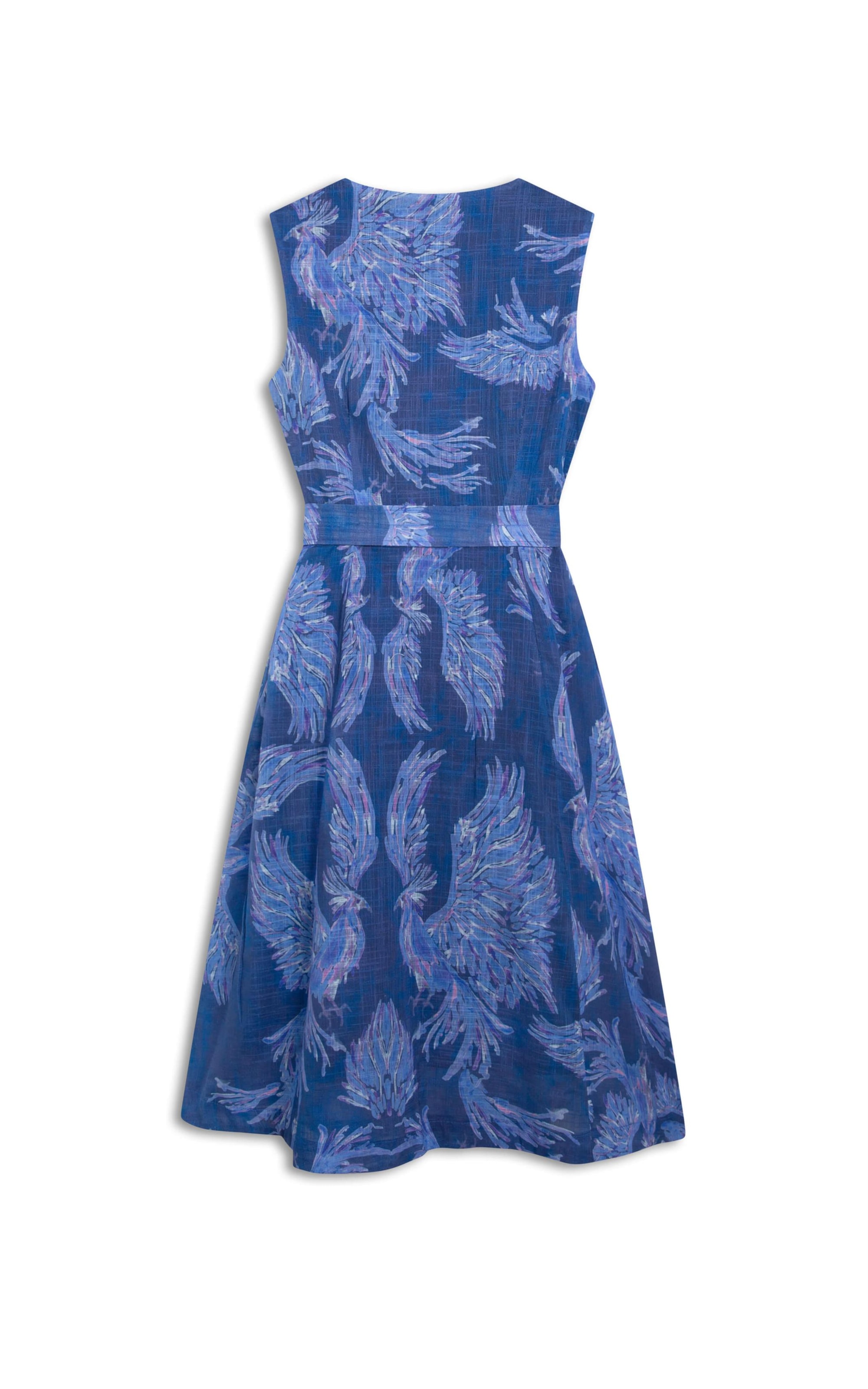 Vestido Fabiana Algodao Est Marinho