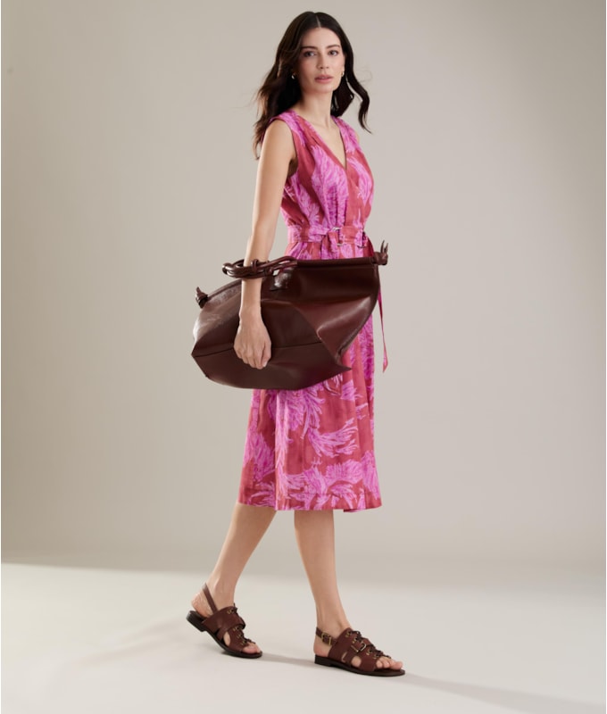 Vestido Fabiana Algodao Est Pink