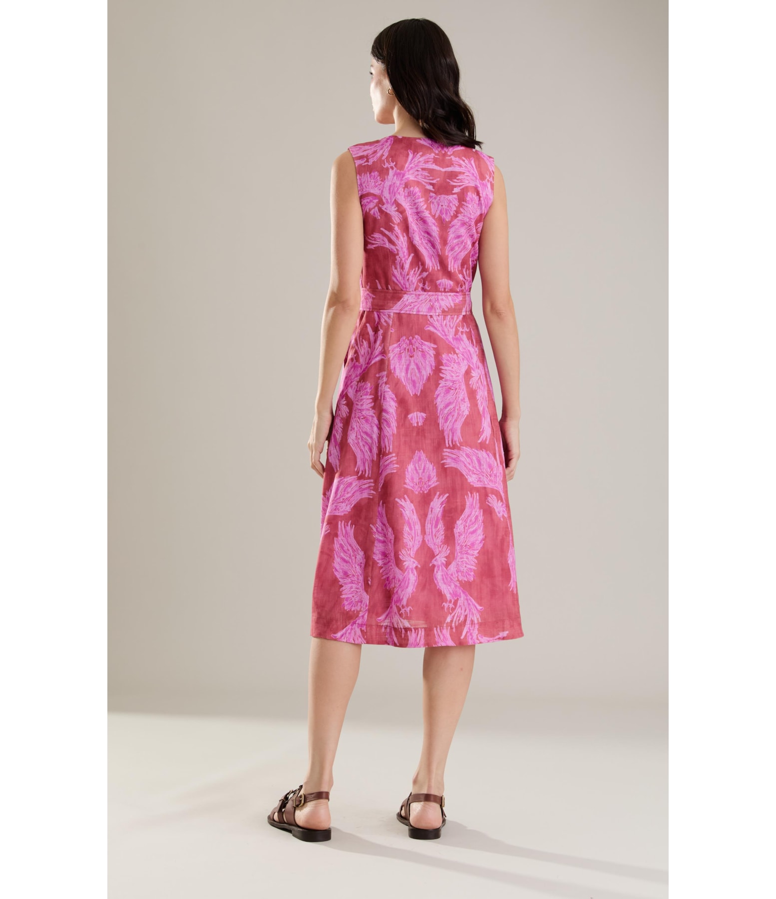 Vestido Fabiana Algodao Est Pink