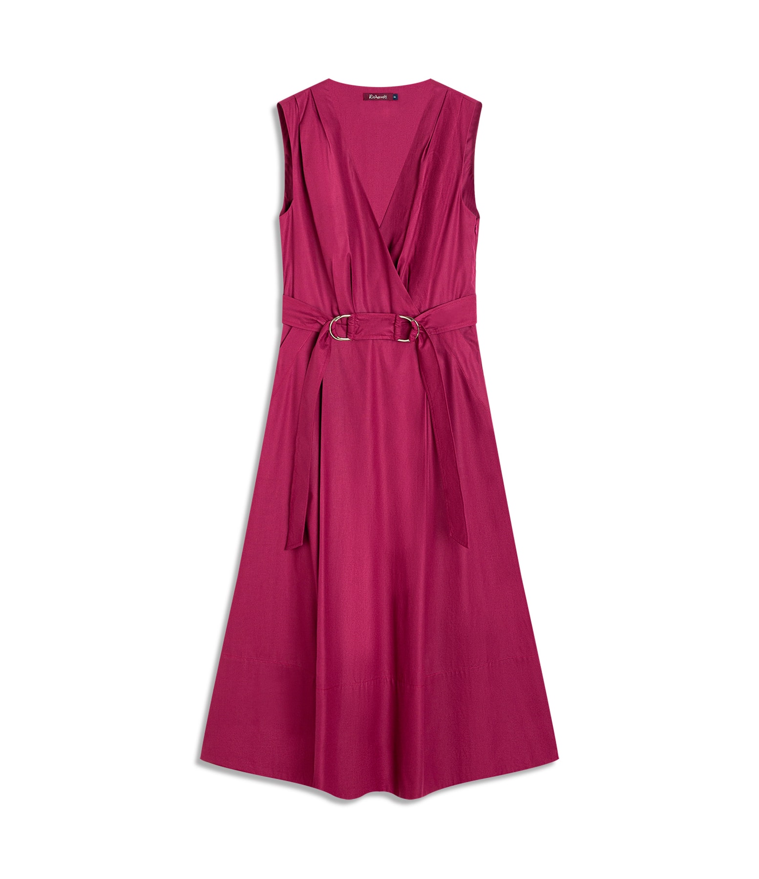 Vestido Fabiana Algodao Liso  Magenta