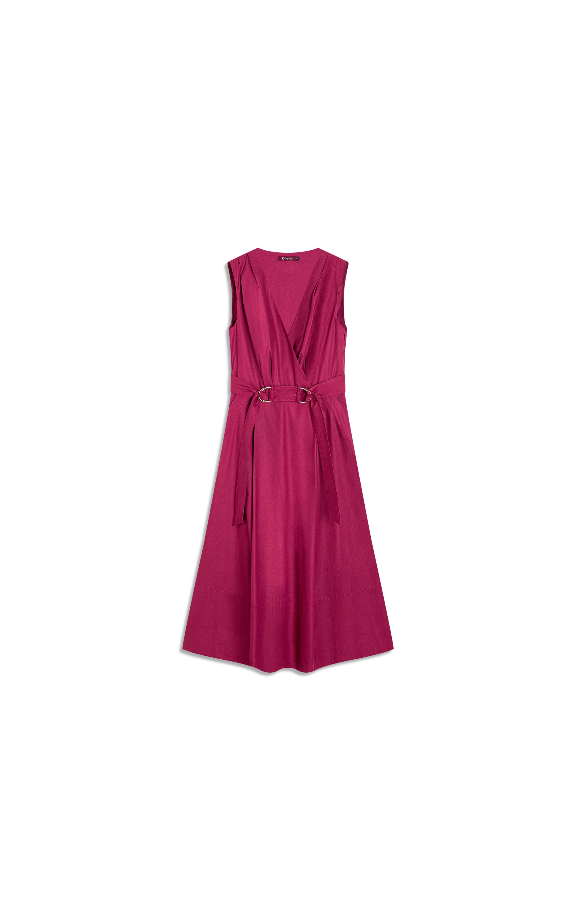 Vestido Fabiana Algodao Liso  Magenta