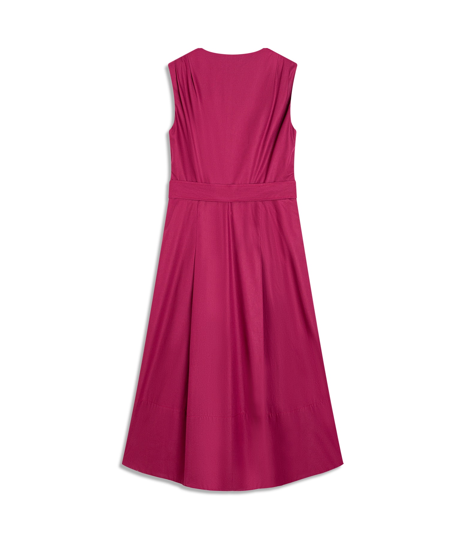 Vestido Fabiana Algodao Liso  Magenta