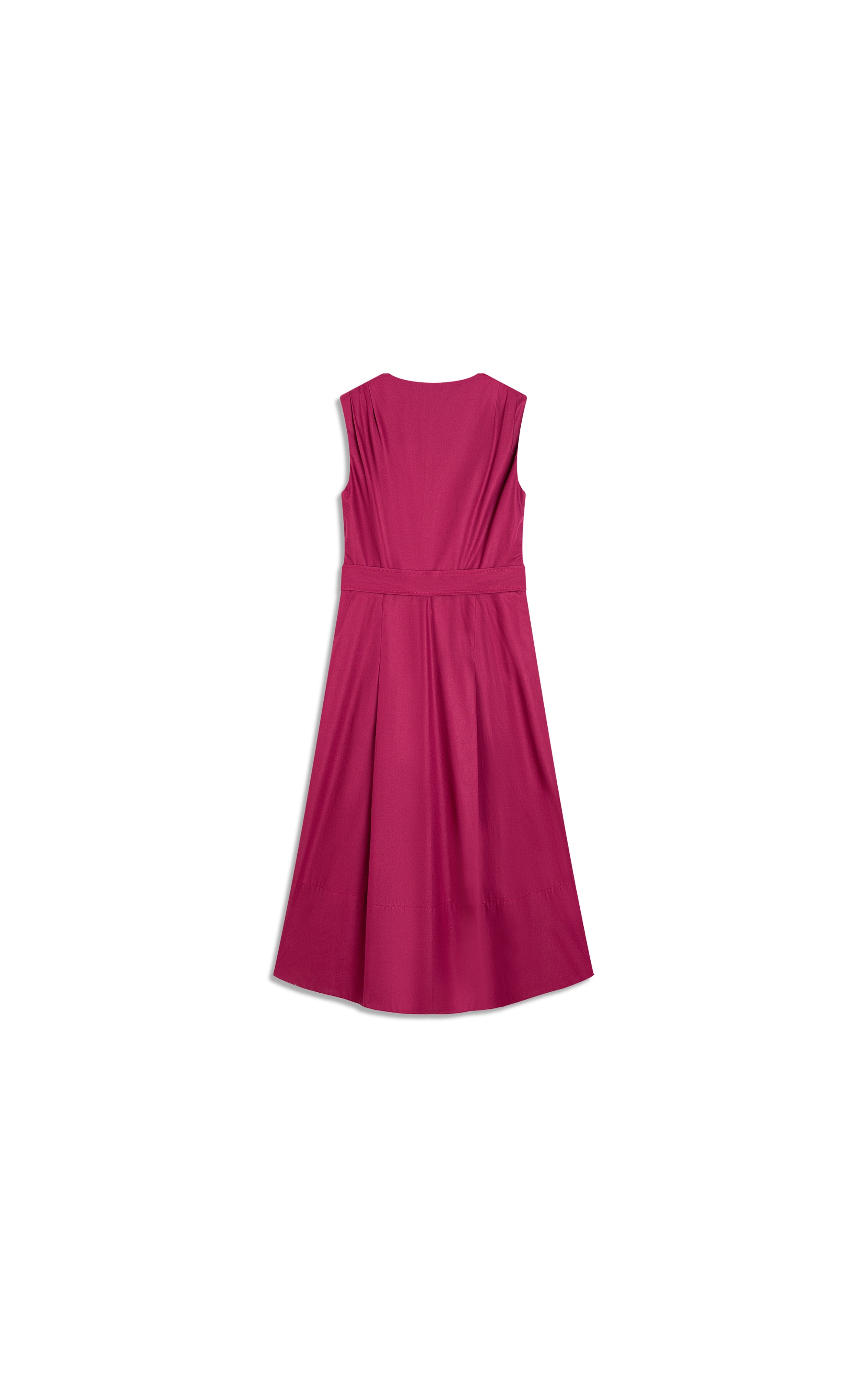 Vestido Fabiana Algodao Liso  Magenta
