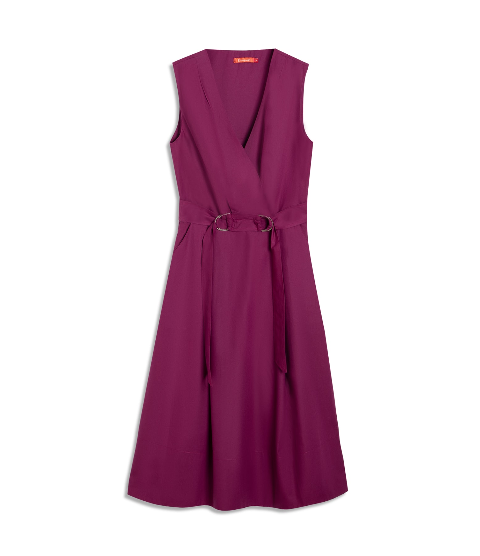 Vestido Fabiana Algodao Liso Pitaya