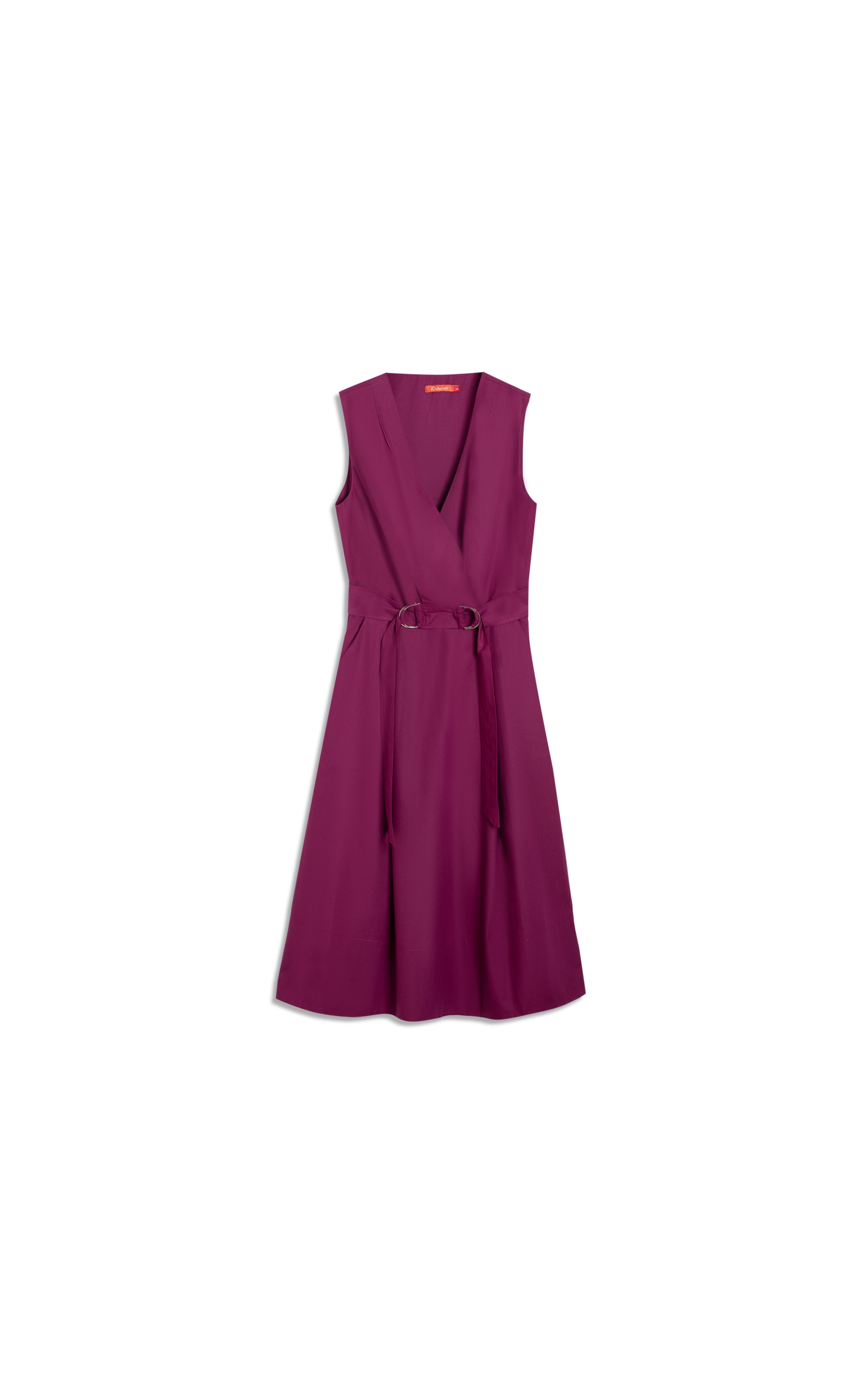 Vestido Fabiana Algodao Liso Pitaya