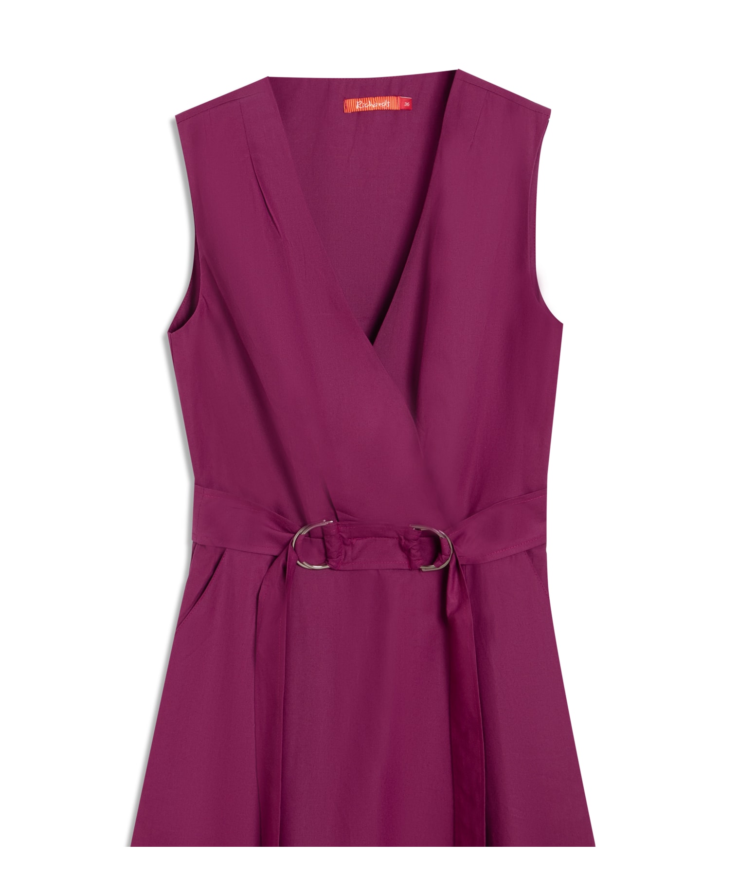 Vestido Fabiana Algodao Liso Pitaya