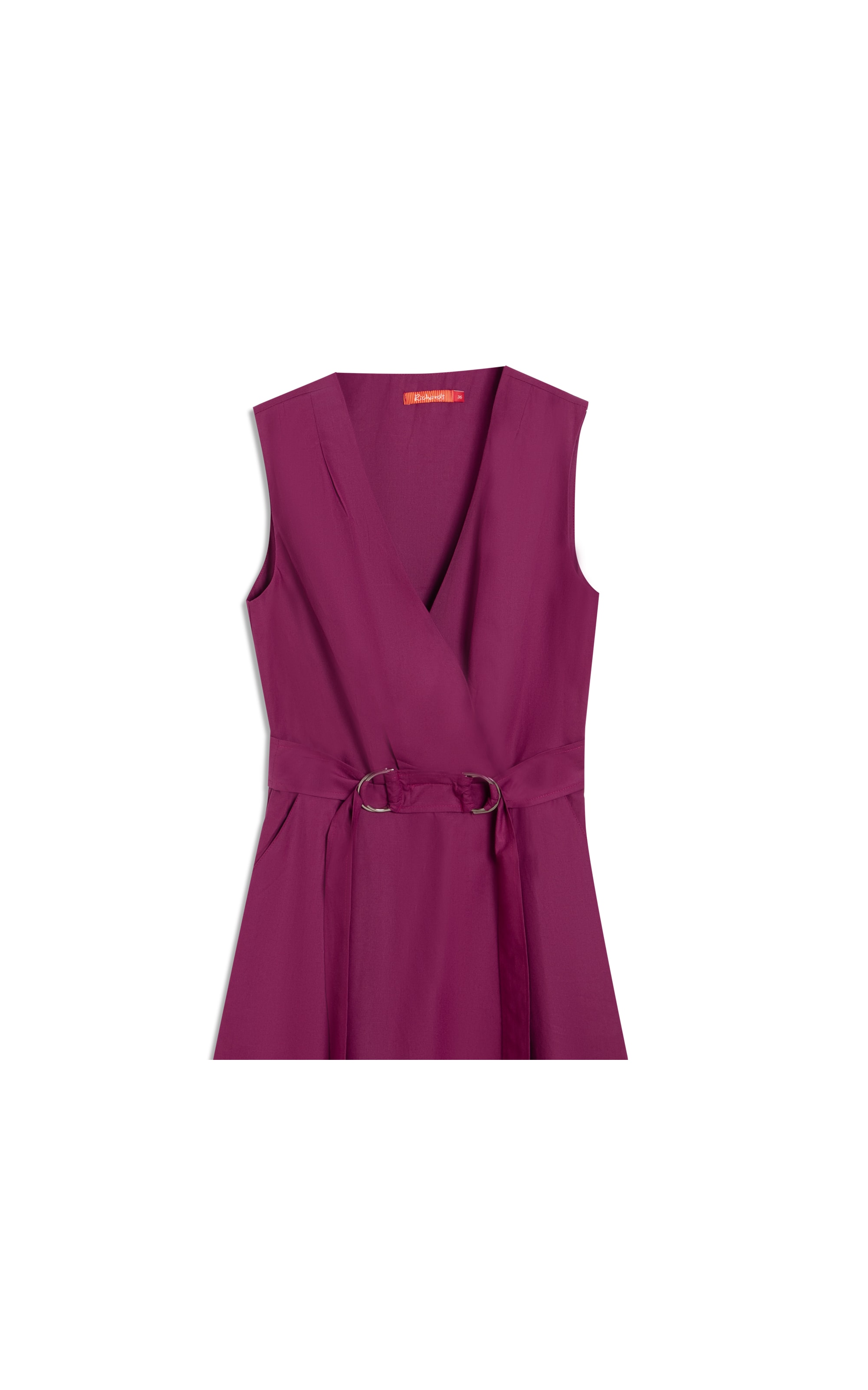 Vestido Fabiana Algodao Liso Pitaya