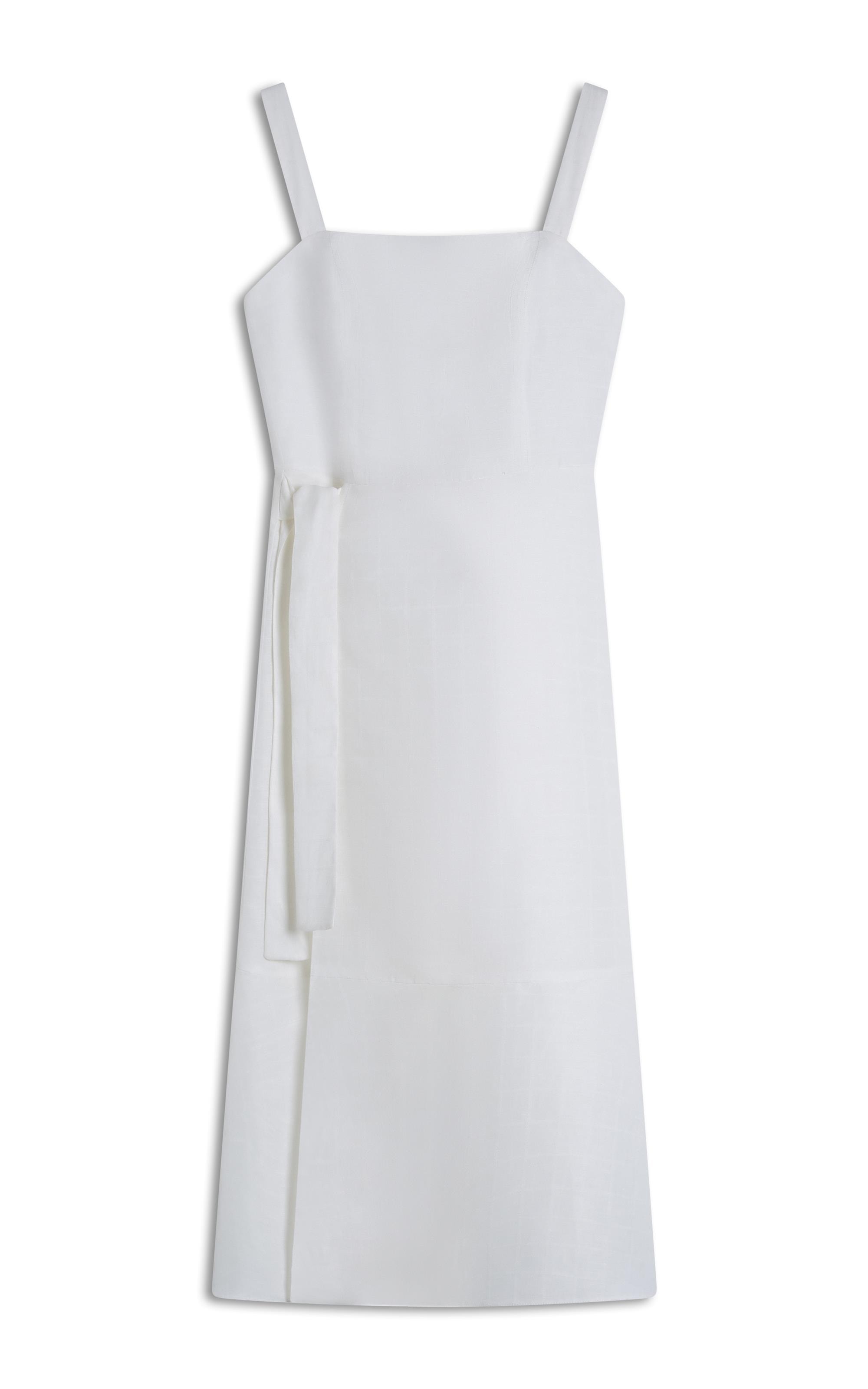 Vestido Fernanda Lb Maquinetado Branco